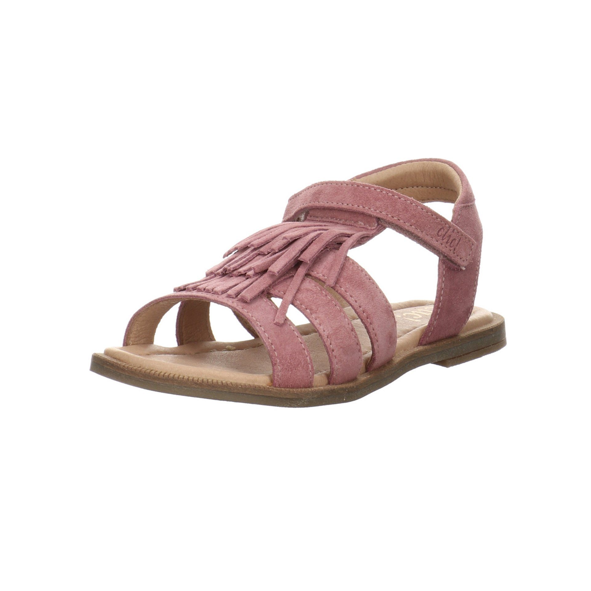 Clic Mädchen Sandalen Schuhe Sandale Kinderschuhe Sandale Veloursleder Lilac/Tania | Sandaletten
