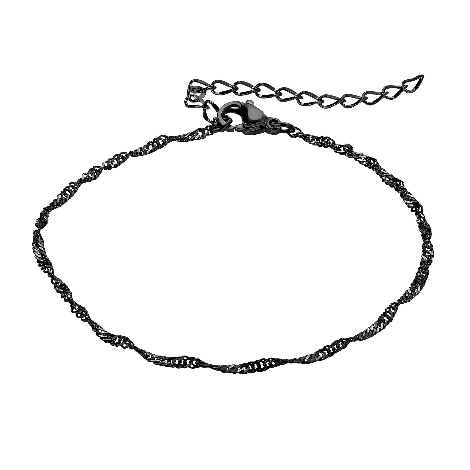 Heideman Armband Meikel schwarz farben (Armband, inkl. Geschenkverpackung), Armkette für Männer