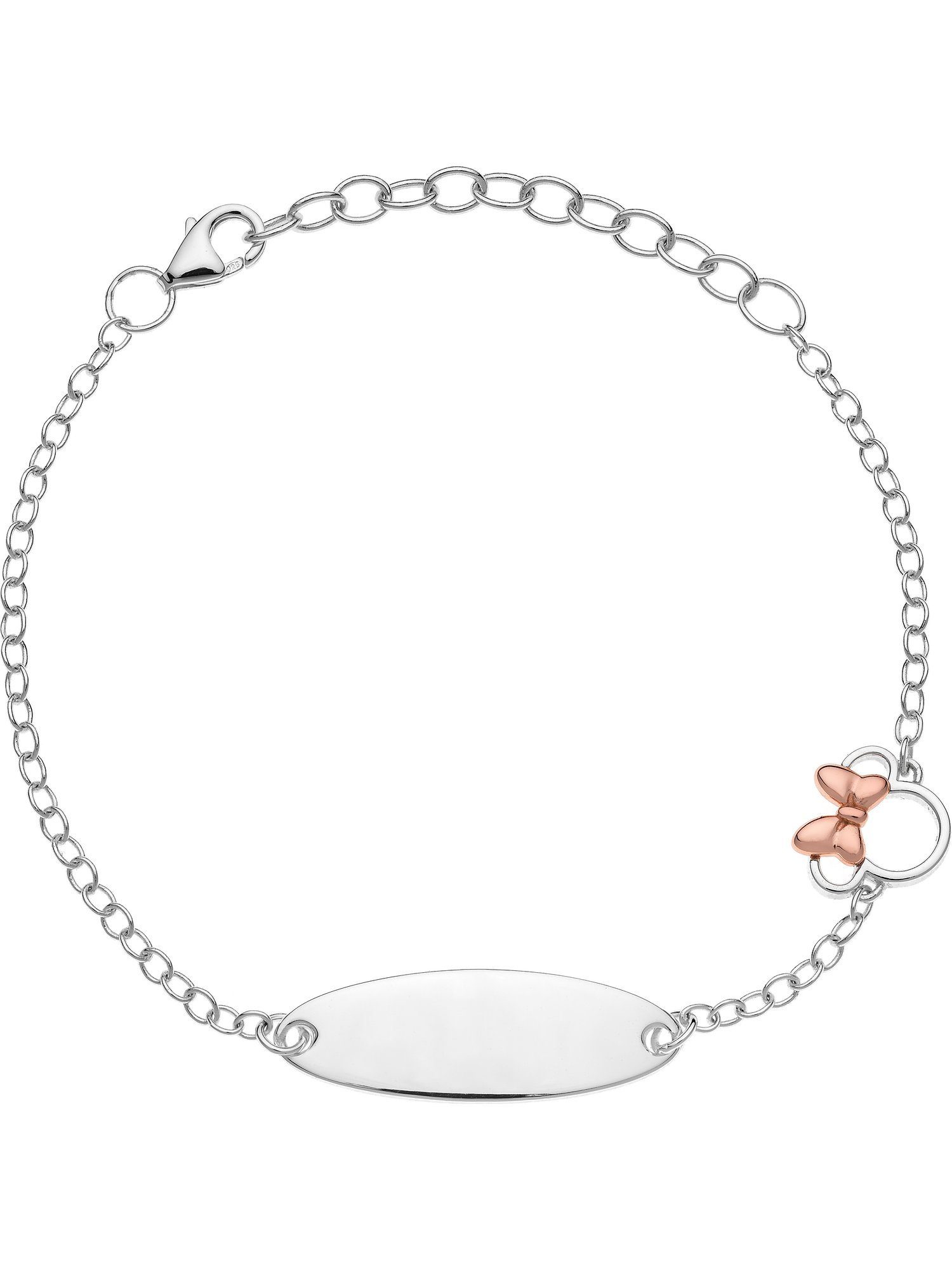 Silberarmband Disney Damen-Armband 925er Silber Minnie Mouse