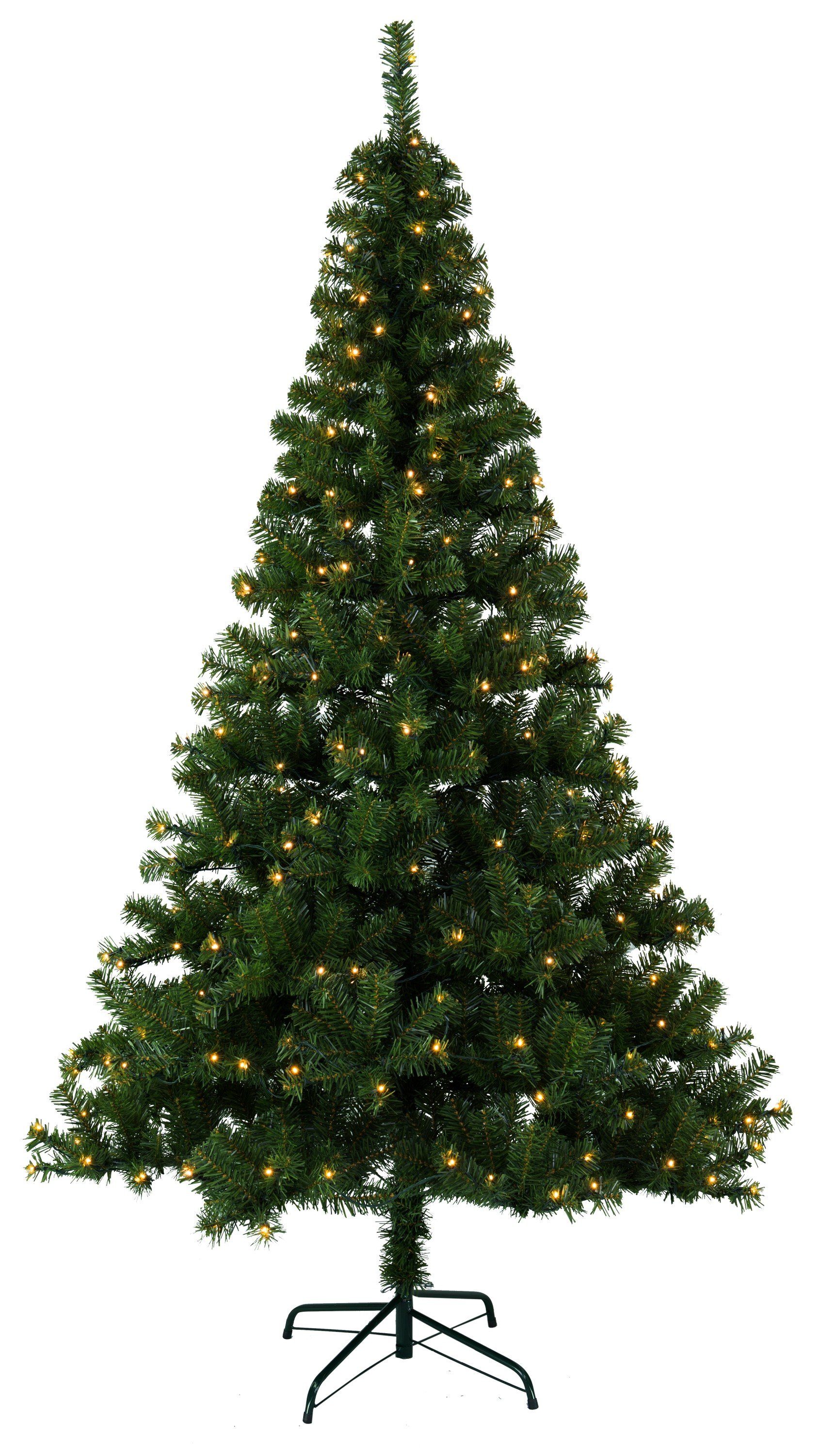 BUVTEC Künstlicher Weihnachtsbaum BUVTEC cm, Outdoor Standfuß beleuchtet Best Season LED, 260 Ottawa, LED-Weihnachtsbaum 210 609-01 mit ca