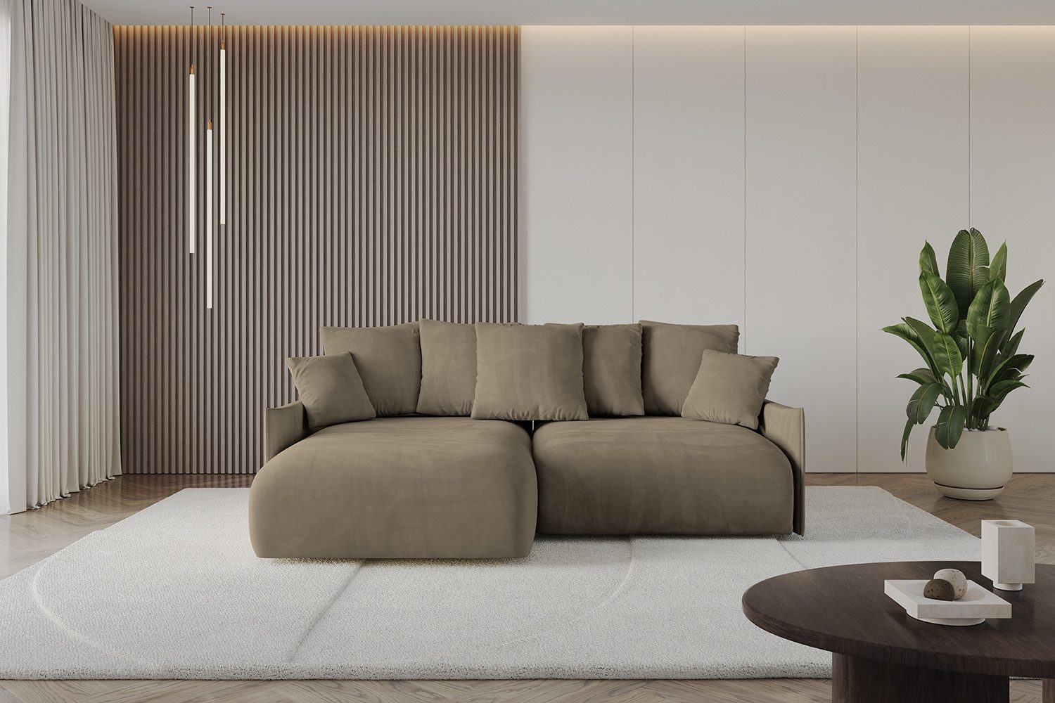 ALTDECOR Ecksofa ONESK-L-v1, Couch mit Schlaffunktion, günstig online kaufen