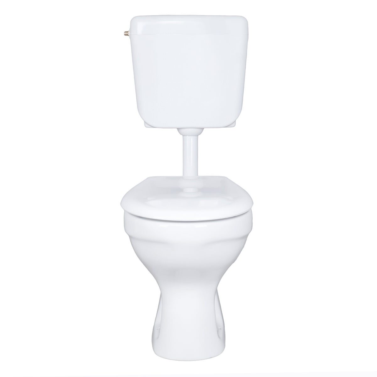 Belvit Tiefspül-WC BV-SW4001+BV-D0400+BV-AP1001, Komplettset Stand WC Abgang Boden Senkrecht Tiefspüler + Deckel +