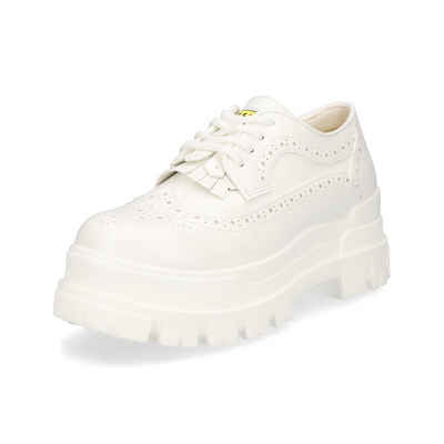 Buffalo Buffalo Damen Schnürschuh Aspha Brogue offwhite Schnürschuh