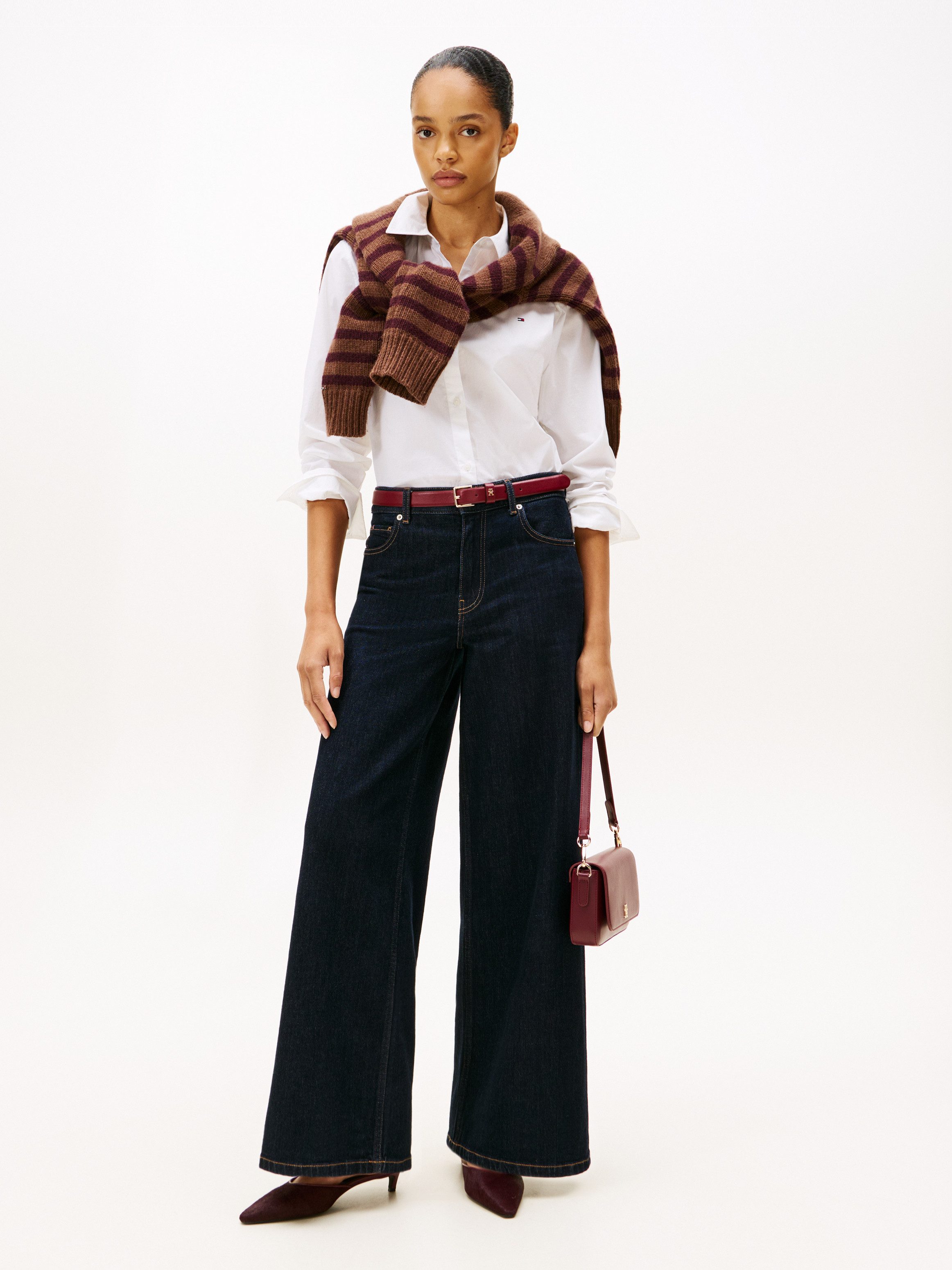 Tommy Hilfiger Hemdbluse ESS POPLIN REGULAR SHIRT Langarm, Regular Fit