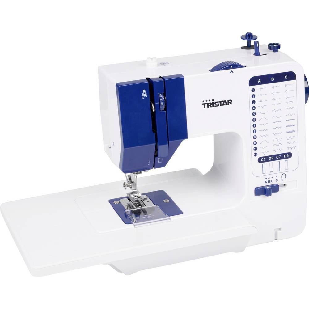 Tristar Freiarm-Nähmaschine Nähmaschine - 38 integrierte Muster - Abnehmbarer Tisch SM-6005