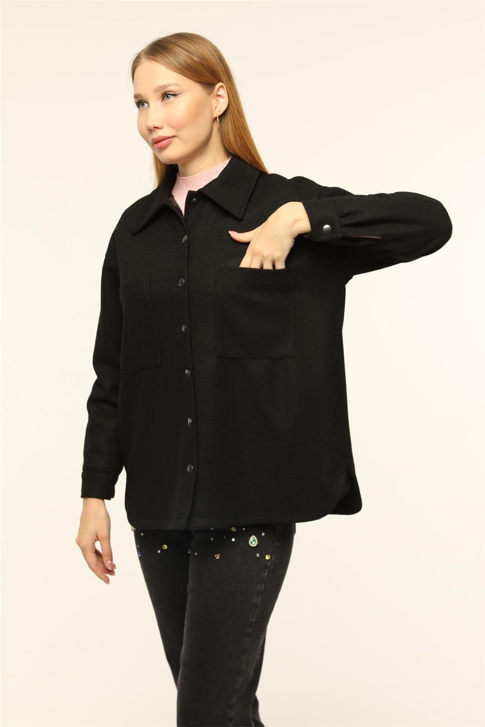 HomeStore Hemdbluse Hemdjacke