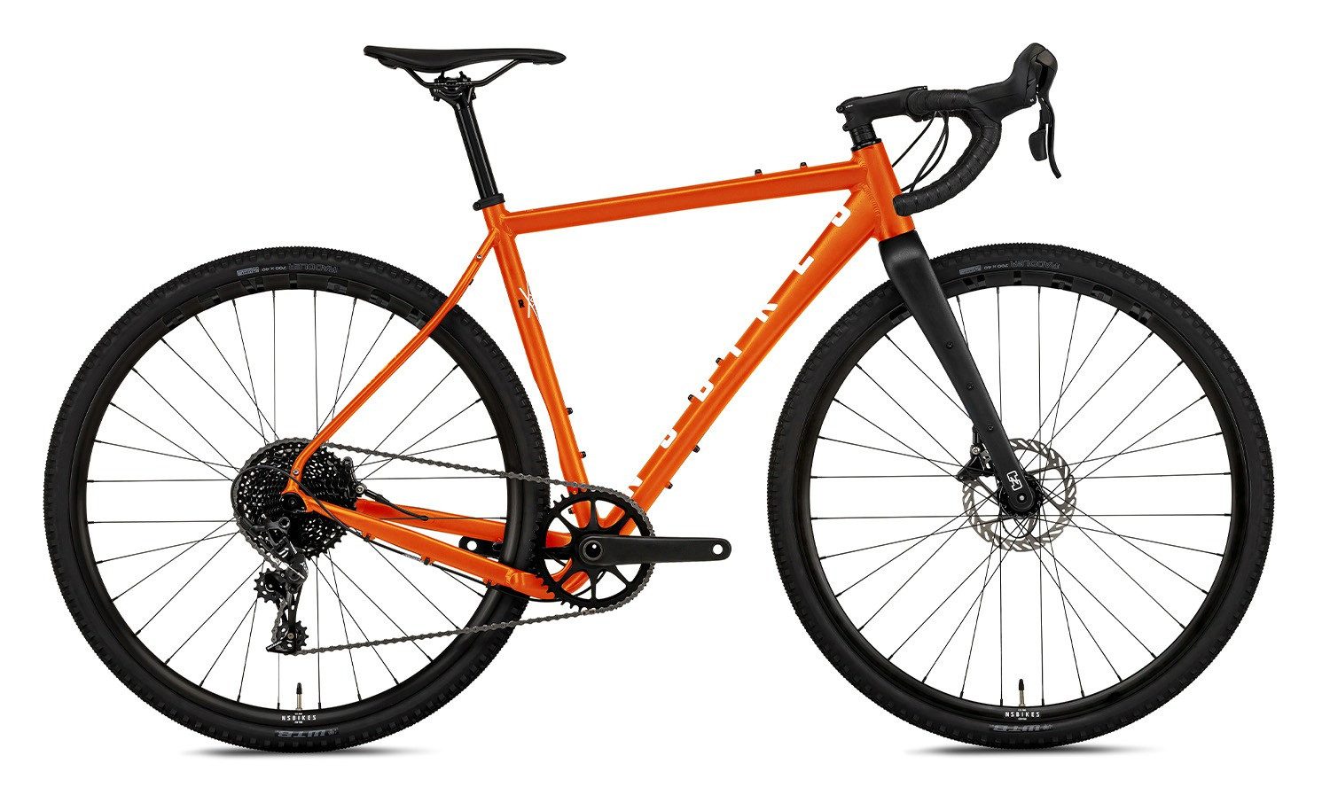 NS Bikes Gravelbike Gravelbike NS Bikes RAG+ 2, 700C Gravel Orange 28" Diamant, 11 Gang SRAM SRAM Apex, 11-fach Schaltwerk