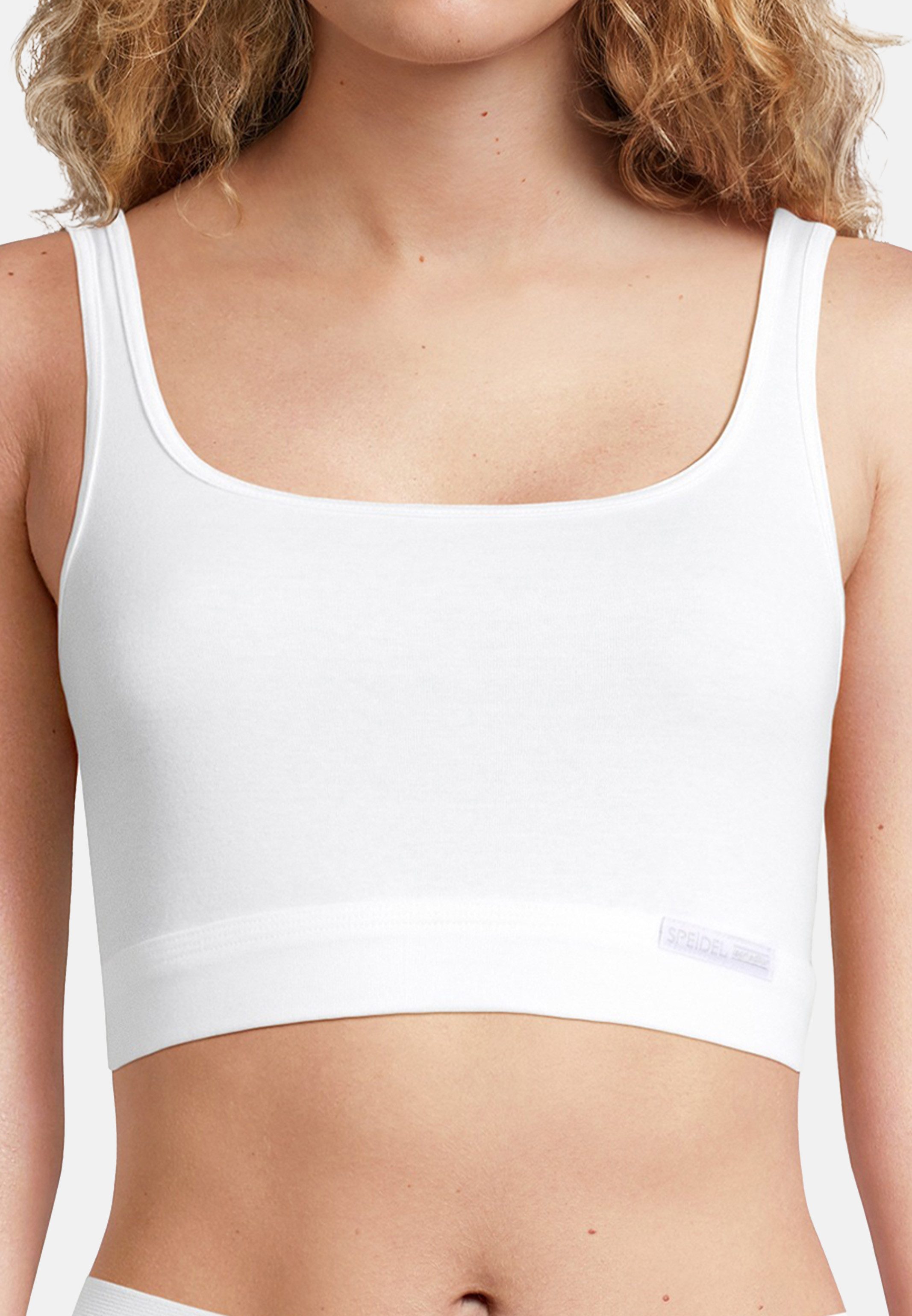 Speidel Bralette-BH 2er Pack Bio Cotton (Spar-Set, 2-tlg) Bustier - Baumwolle - Atmungsaktiv - Bequemer Weichbund aus Baumwolle
