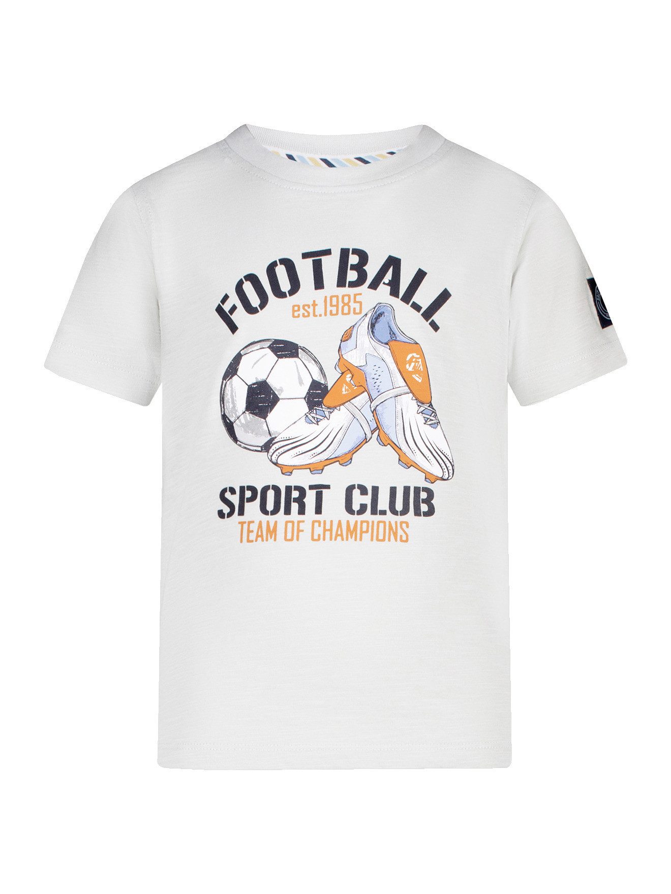 SALT AND PEPPER Kurzarmshirt T-Shirt mit Fußball-Print Jungen