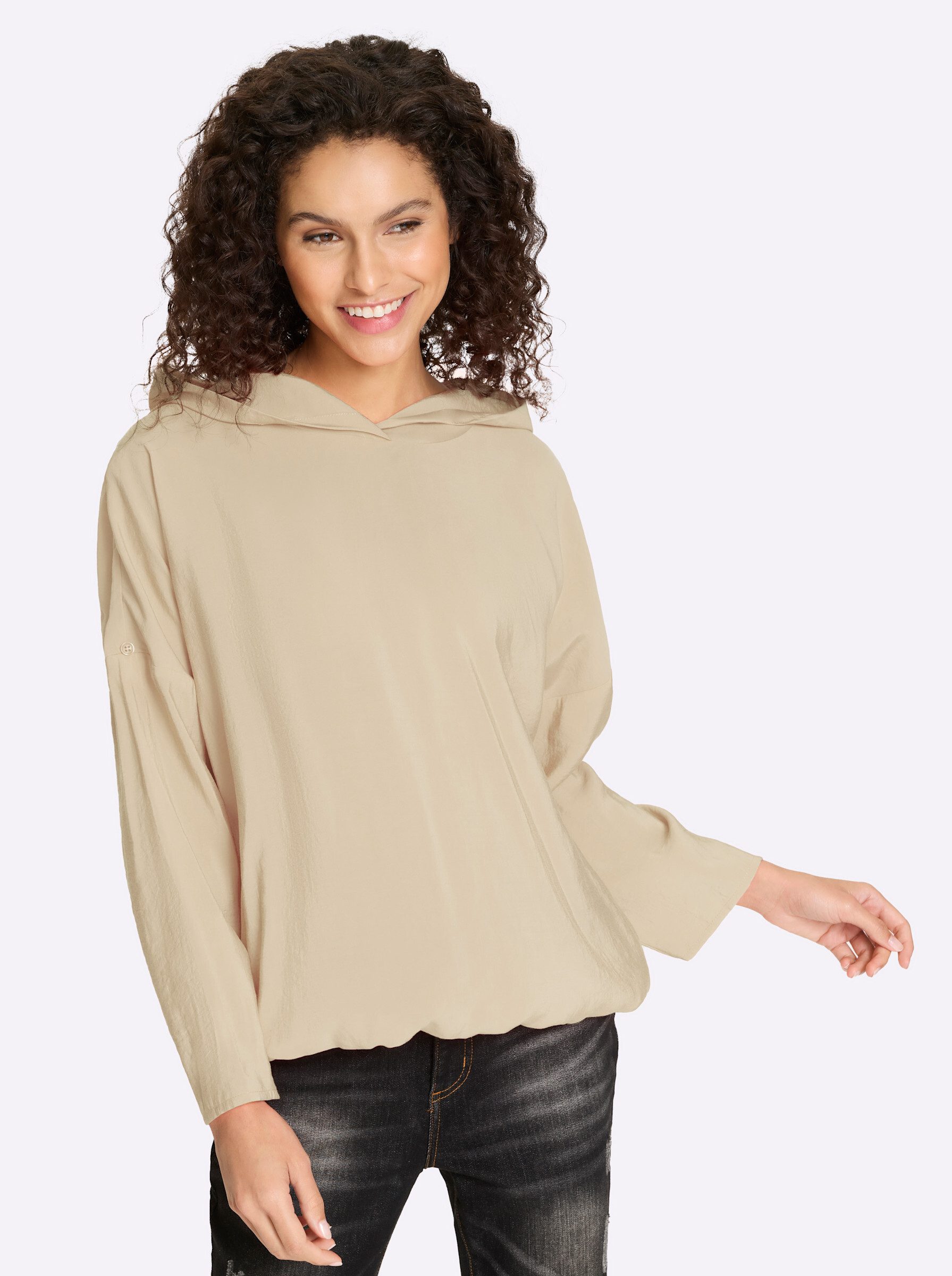 Klassische Bluse Bluse Langarm