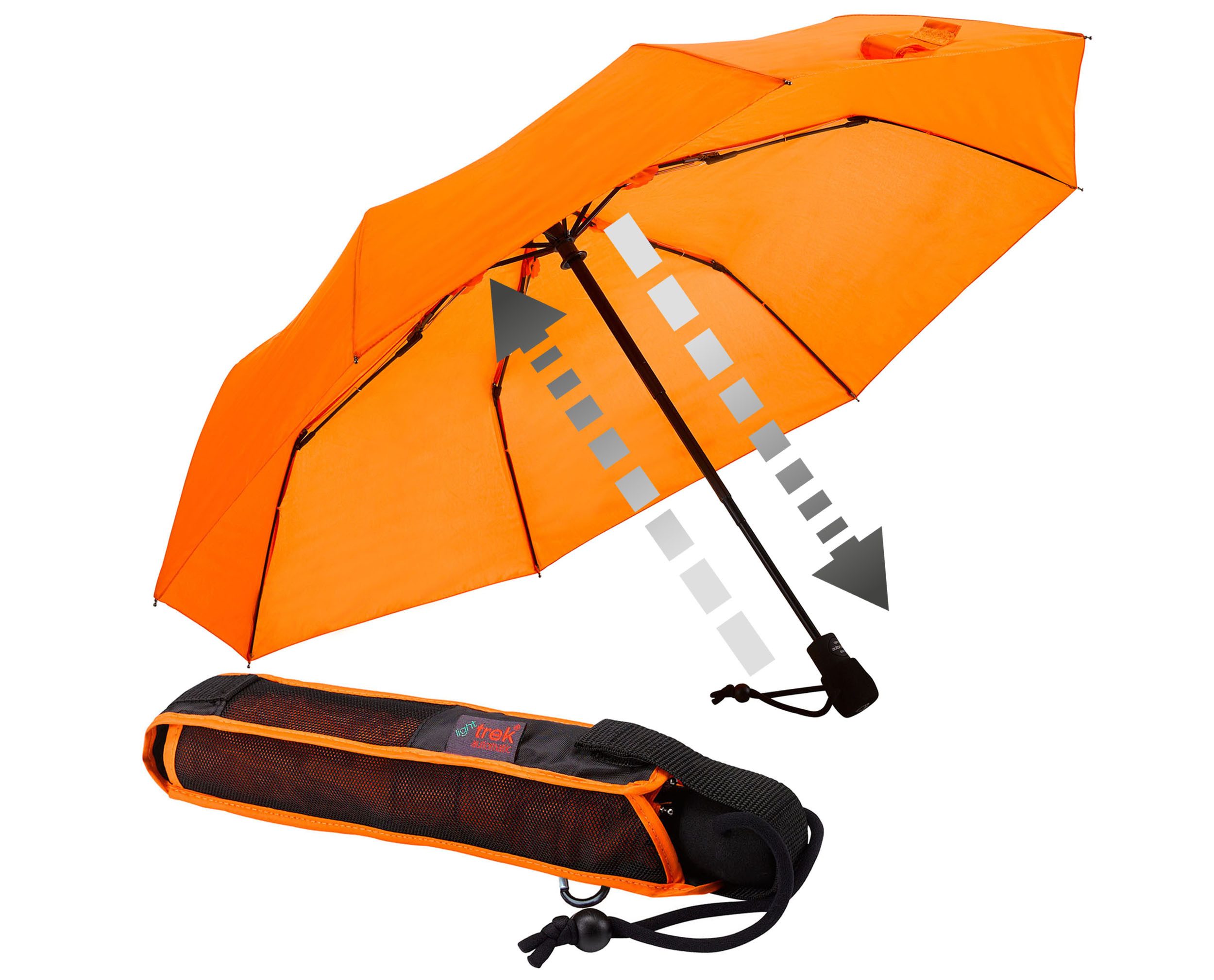 EuroSCHIRM® Taschenregenschirm light trek automatic, kompakte Größe, mit Au günstig online kaufen
