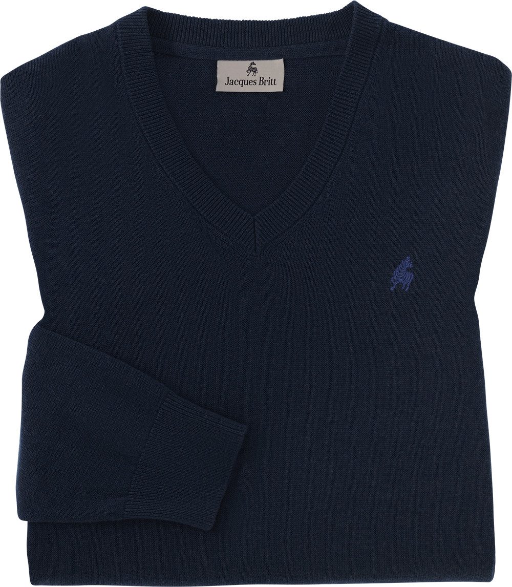 V-Ausschnitt-Pullover