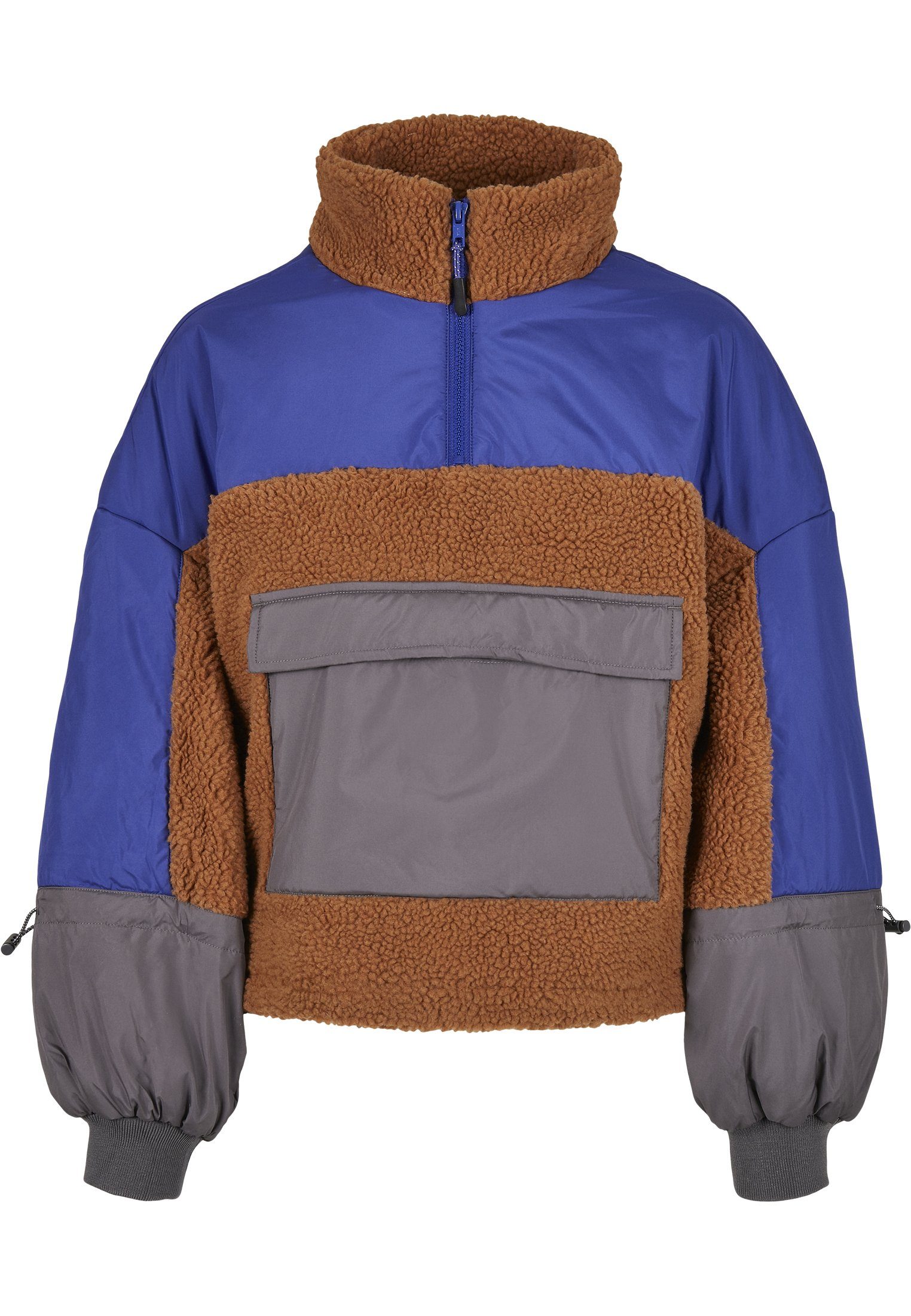 Pull Jacket Outdoorjacke Sherpa Ladies 3-Tone Over (1-St) CLASSICS URBAN Frauen