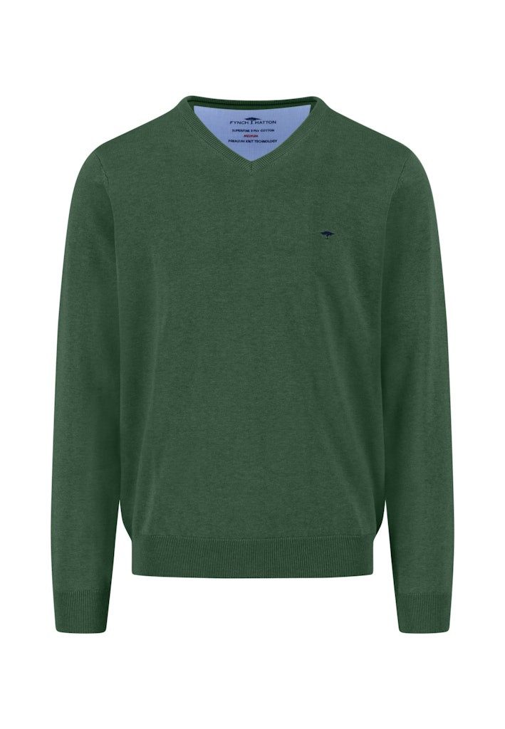 Wollpullover Fynch-Hatton / He.Pullover / V-Neck, Superfine