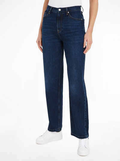 Tommy Hilfiger Straight-Jeans RELAXED STRAIGHT HW PAM mit Tommy Hilfiger Logo-Badge
