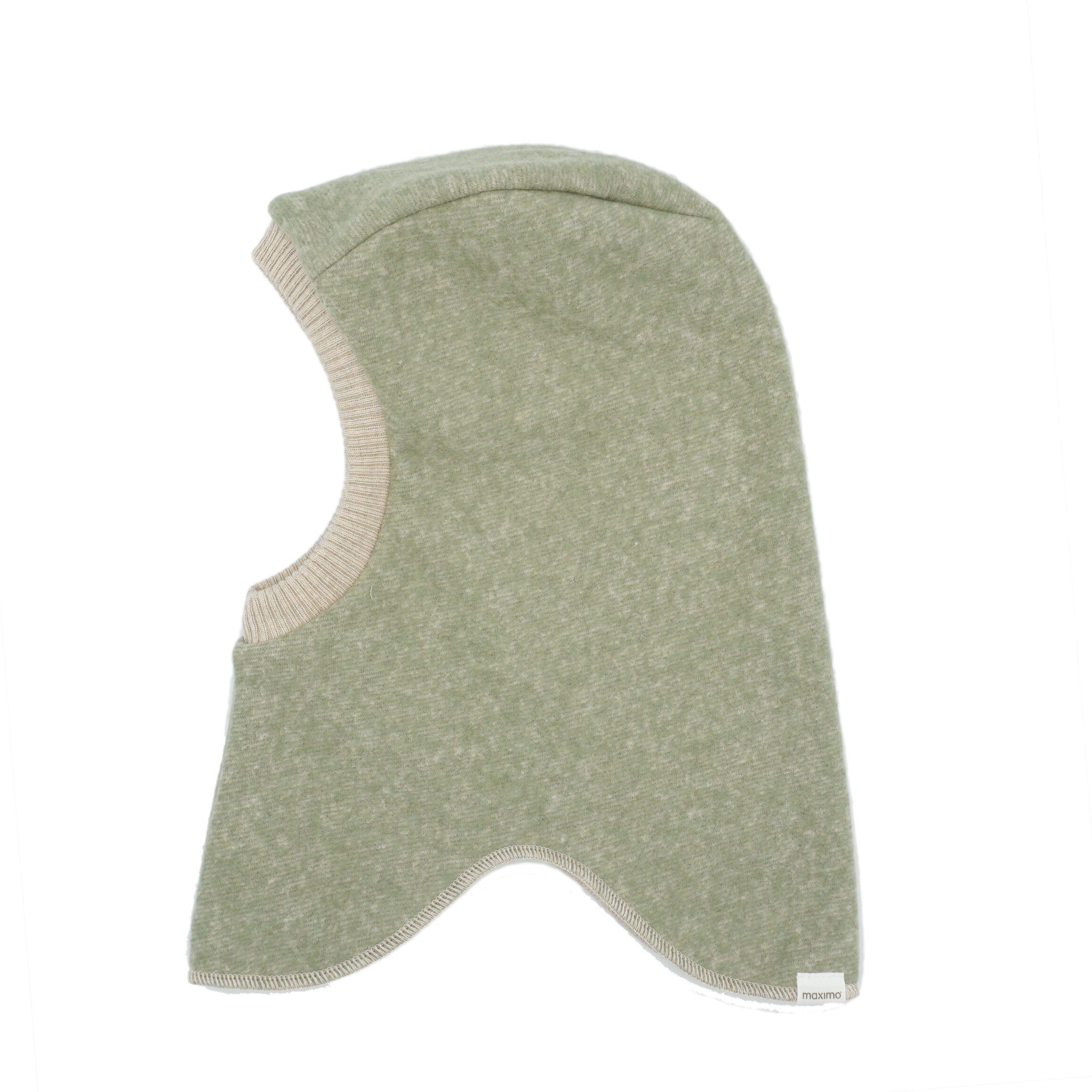 MAXIMO Schlupfmütze GOTS MINI-Schlupfmütze Baumwollfleece, Jerseyfutter (1-St) Baumwollfleece