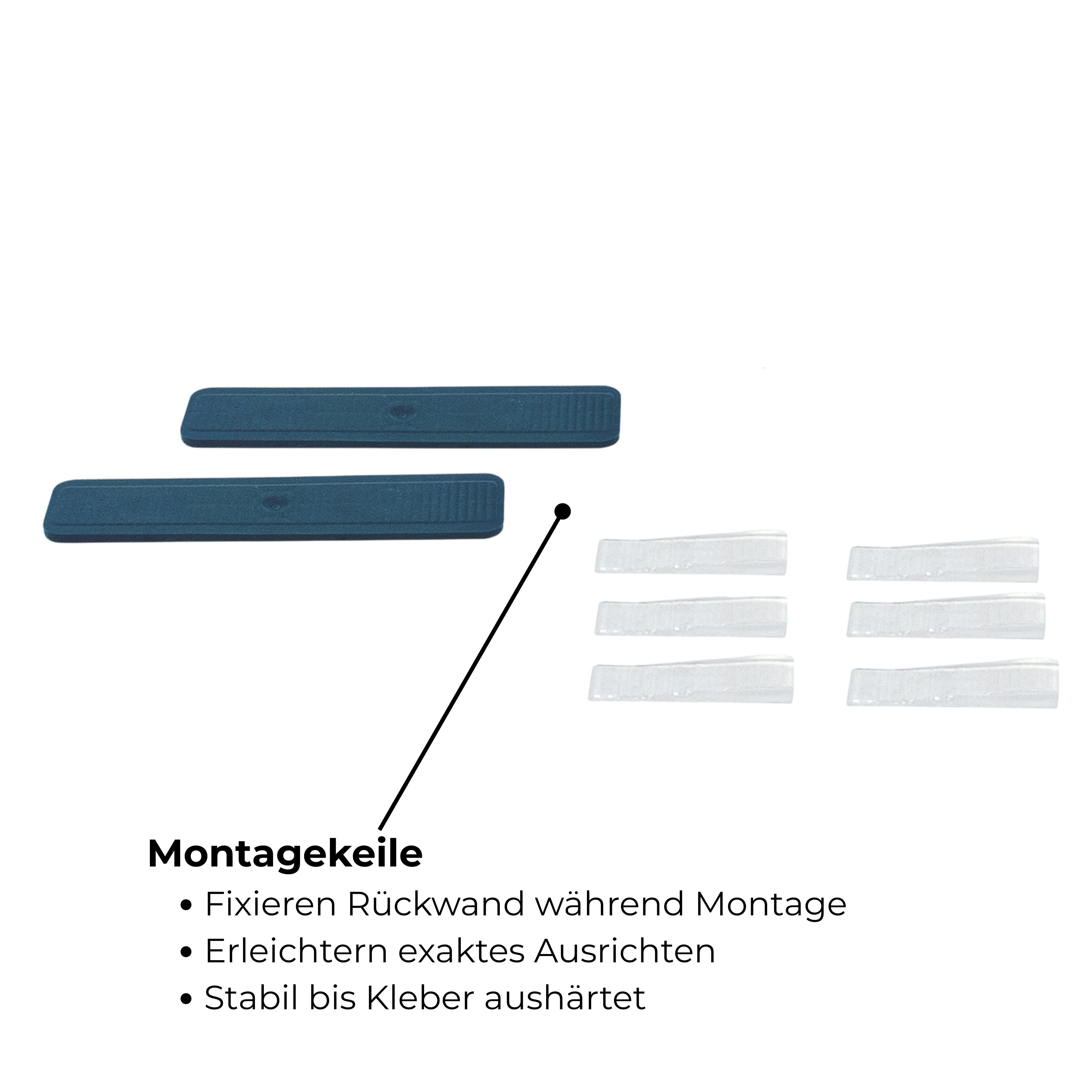 Schulte Duschrückwand DecoDesign Montage-Set Zubehör Set, (3-tlg) – Bild 5 von 5