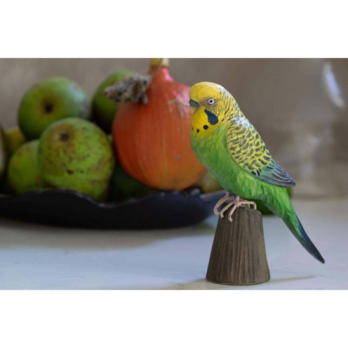 Wildlife Garden Skulptur Dekovogel Wellensittich günstig online kaufen