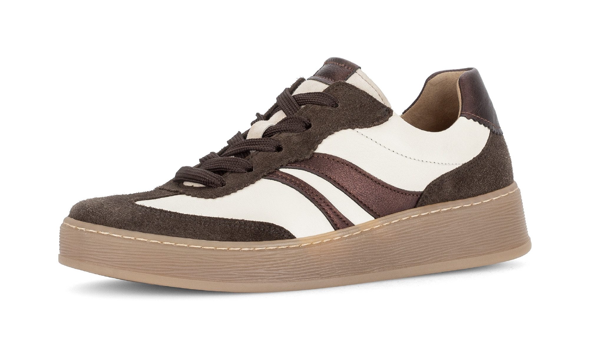 Gabor FLORENZ Plateausneaker, Freizeitschuh, Halbschuh, Schnürschuh günstig online kaufen