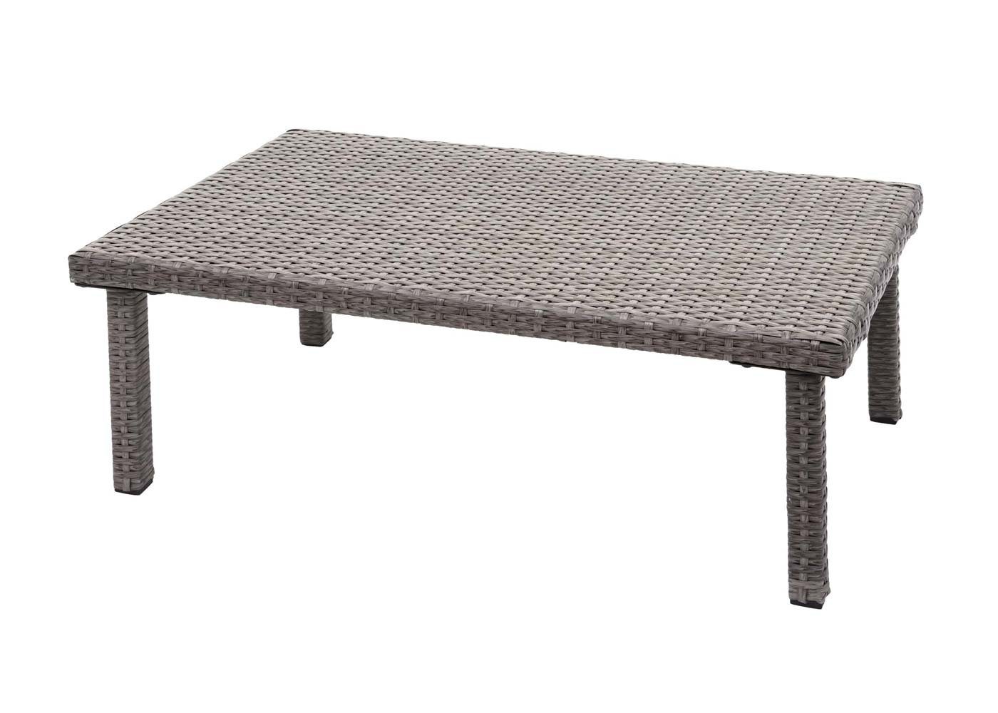 MCW Gartentisch MCW-G16-CT, Verstärkte Tischplatte für Neigt Stabilität, nicht Fasern zum grau extra