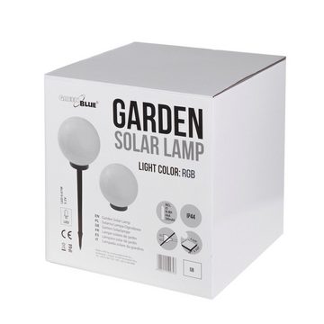 GreenBlue LED Solarleuchte GB165, Tuin Solar LED Lamp Balls 25 cm RGB
