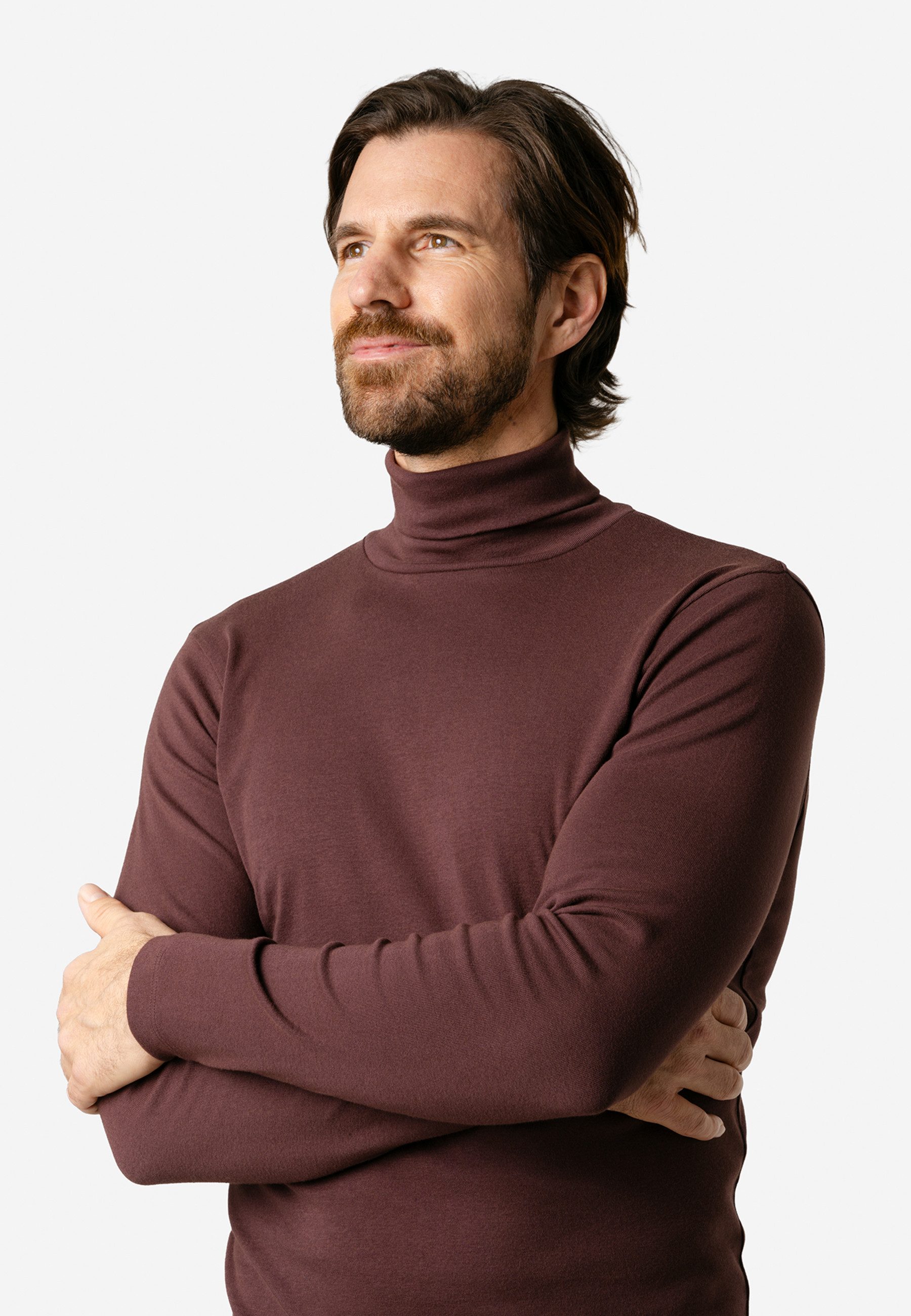 LIVING CRAFTS Rollkragenpullover HELGE GOTS zertifiziert – Bild 3 von 5