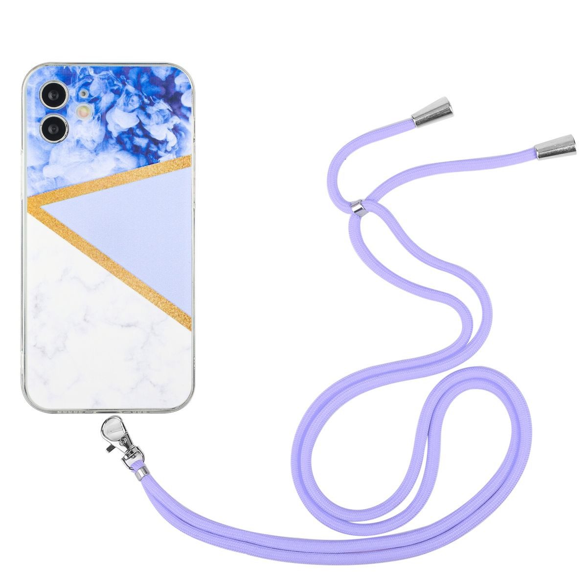 König Design Handyhülle Apple iPhone 12, Handykette Schutzhülle Case Cover Backcover Etuis