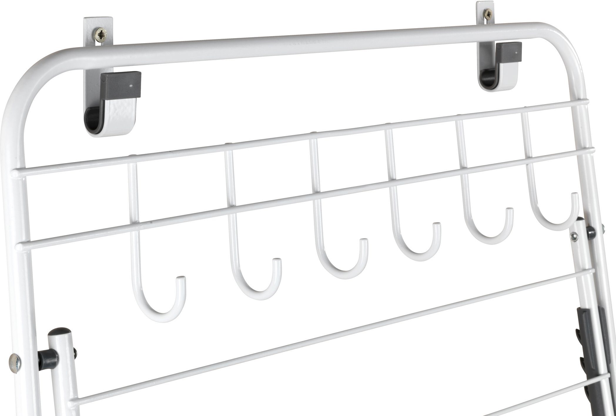 WENKO Wandwäschetrockner Über-Tür, zum Einhängen oder Wandmontage, 3 klappbare Flügel, 8 m Trockenlänge