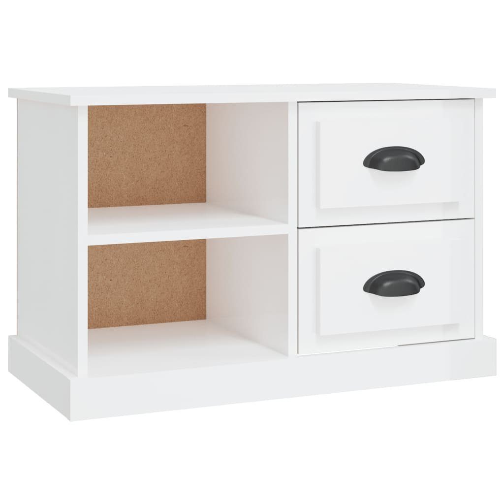 Holzwerkstoff TV-Schrank cm 73x35,5x47,5 (1-St) vidaXL TV-Schrank Hochglanz-Weiß