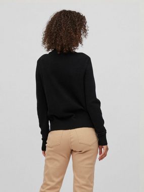 Vila Strickpullover Ril (1-tlg) Plain/ohne Details