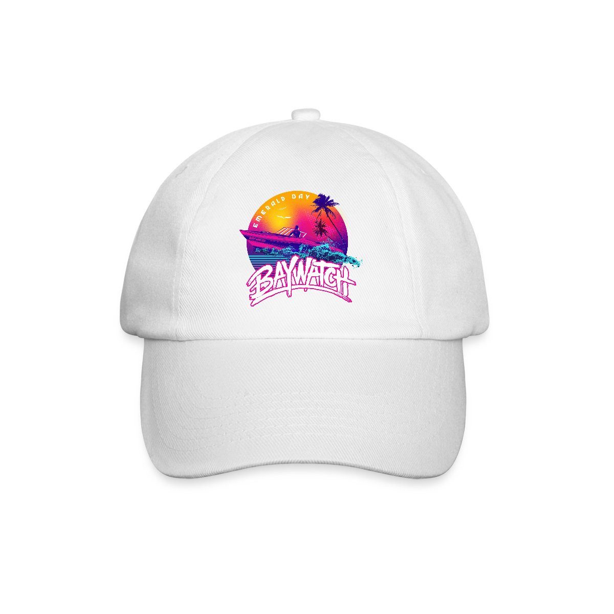 Spreadshirt Baseball Cap Baywatch Boot Emerald Bay Baseballkappe (1-St)