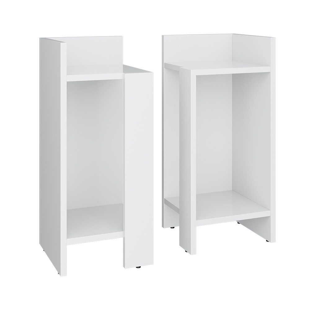 Vicco Nachtschrank Lenar, Weiß, 27 x günstig online kaufen