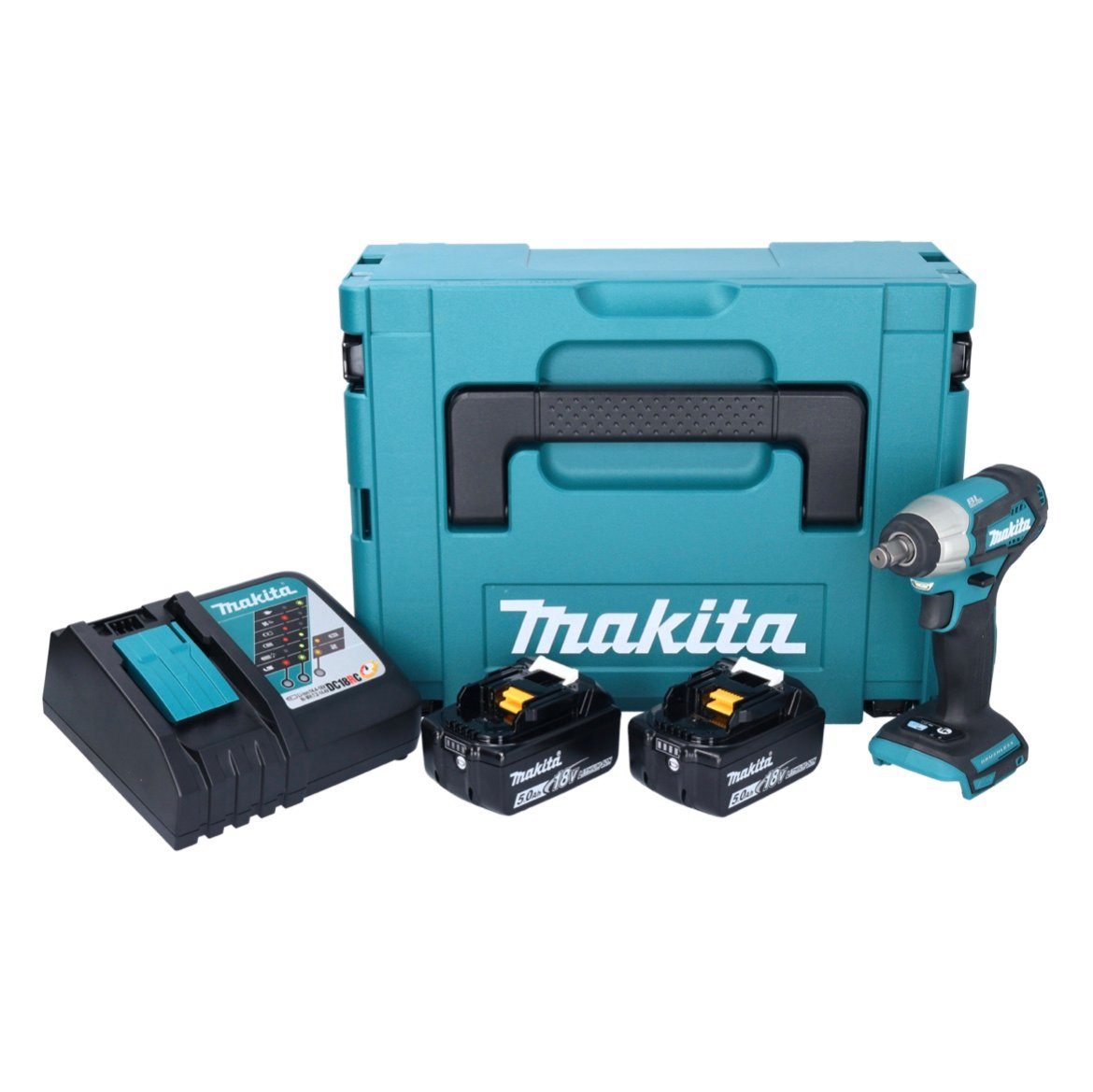Thumbnail - Makita Akku-Schlagschrauber DTW 181 RTJ Akku Schlagschrauber 18 V 210 Nm 1/2" Brushless + 2x Akku