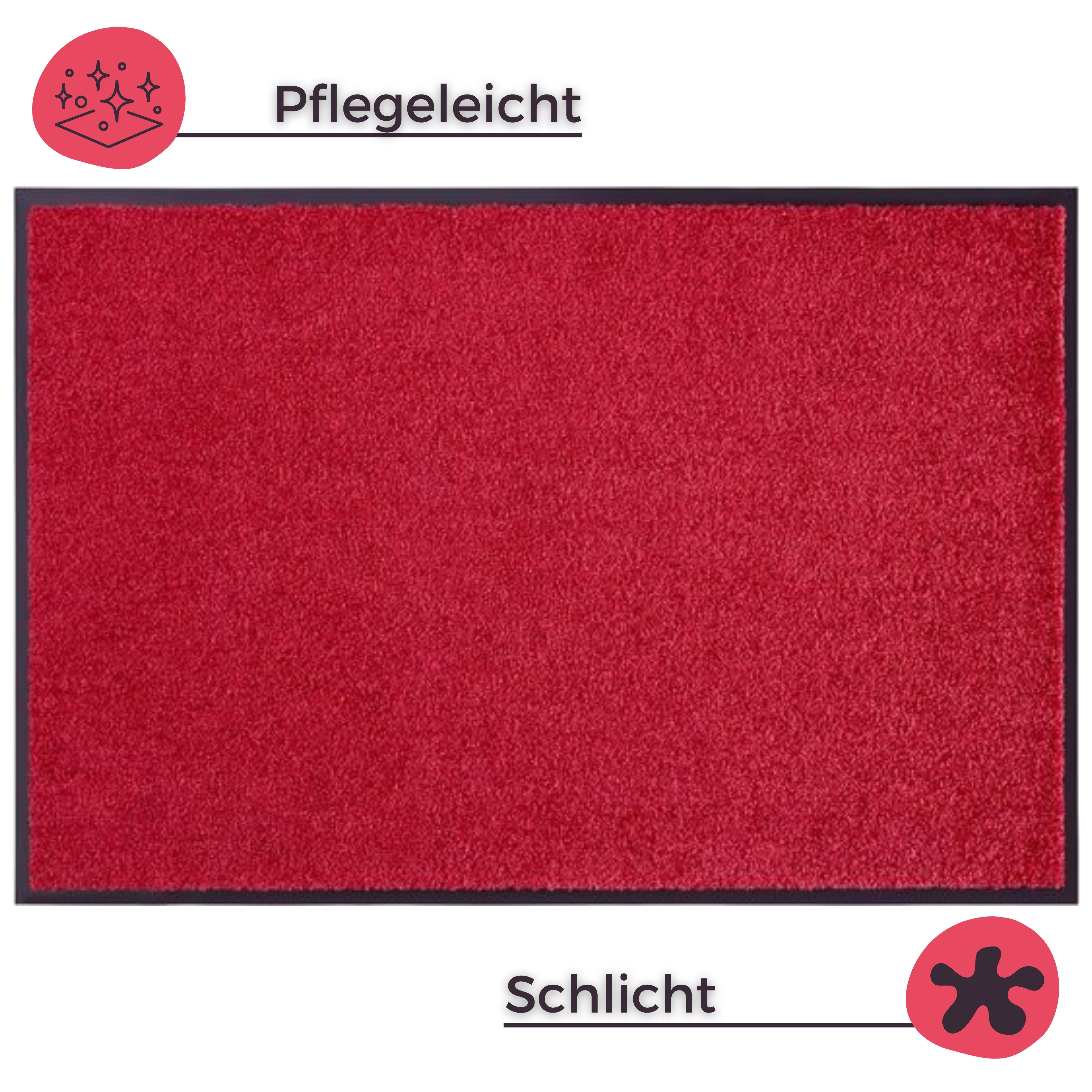 HANSE Home Fußmatte Wash & Clean, rechteckig, Höhe: 7 mm, Schmutzfangmatte, Türmatte, In- und Outdoor, Teppich, Läufer, waschbar – Bild 4 von 5