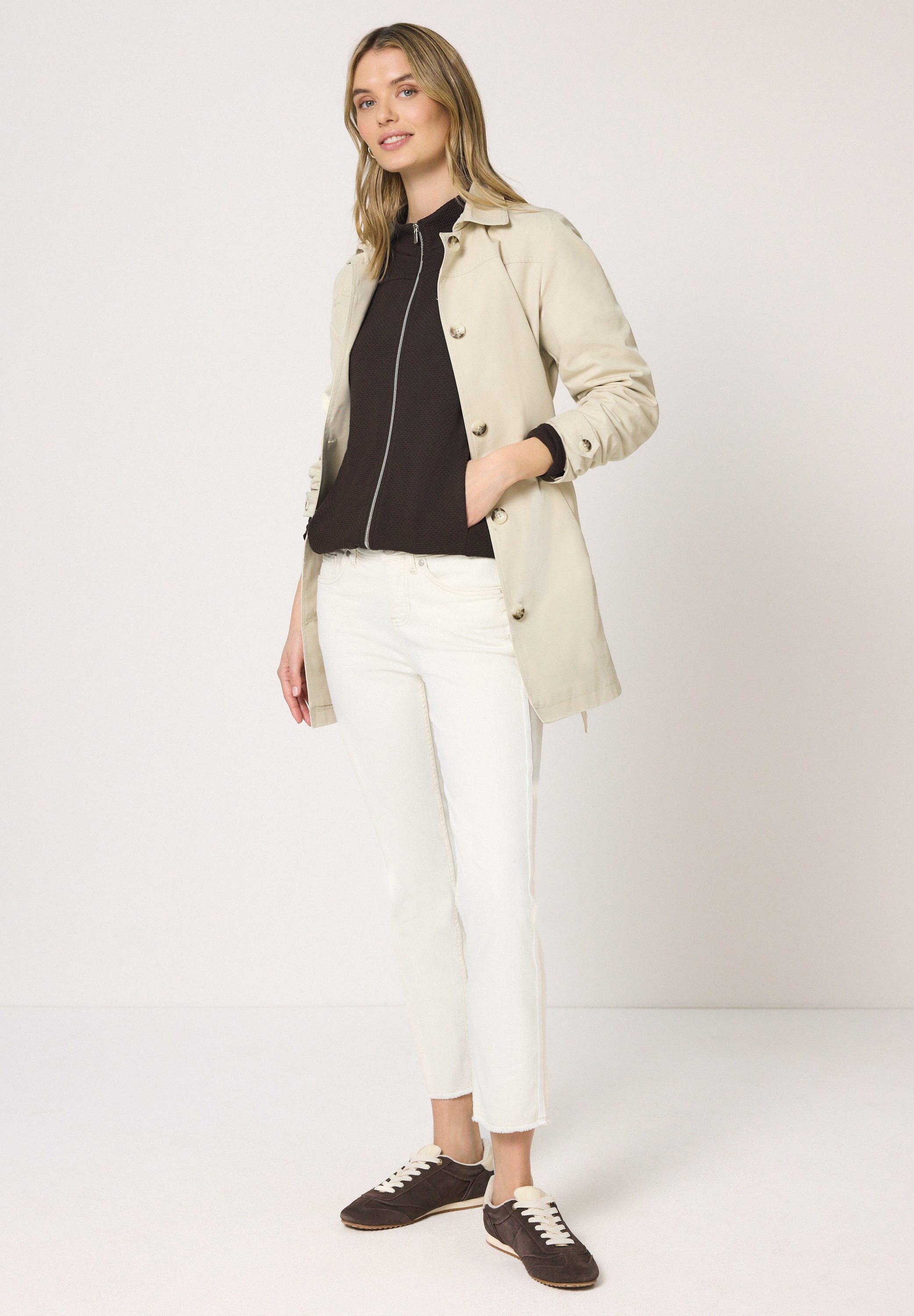 STREET ONE Cardigan mit Turtleneck