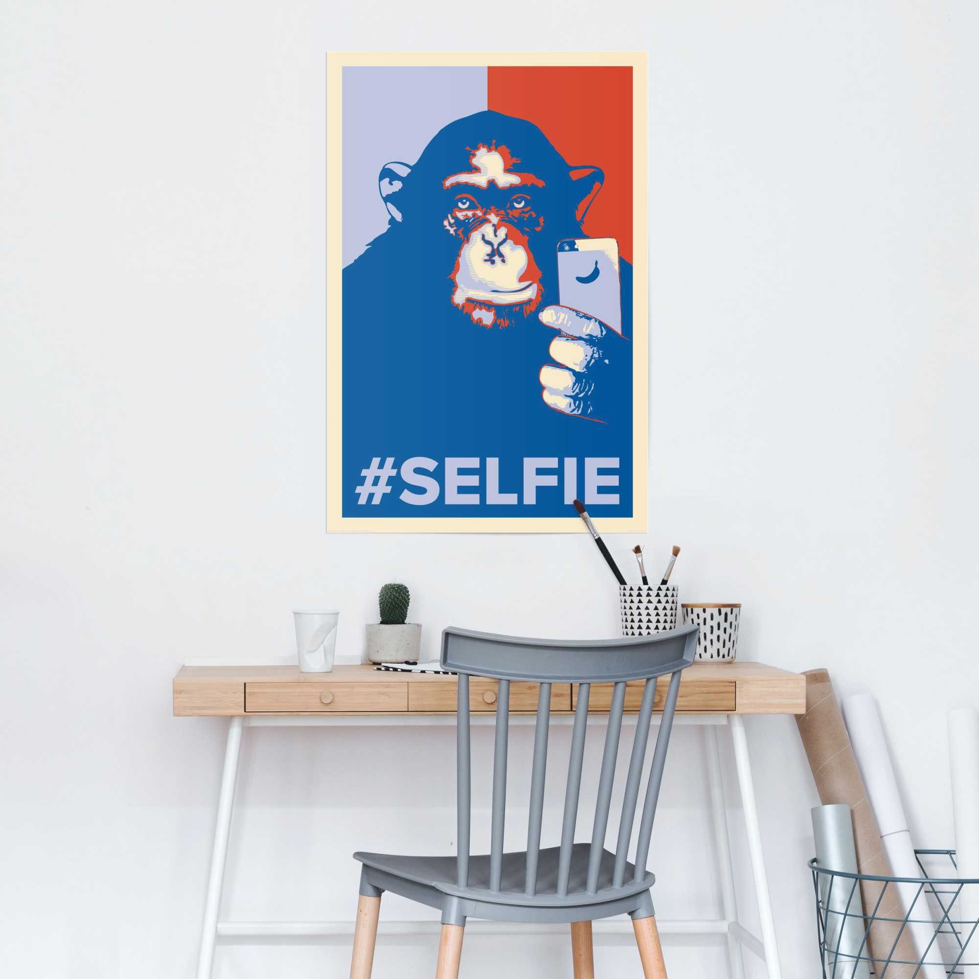 St) Reinders! Affe, Poster Selfie (1