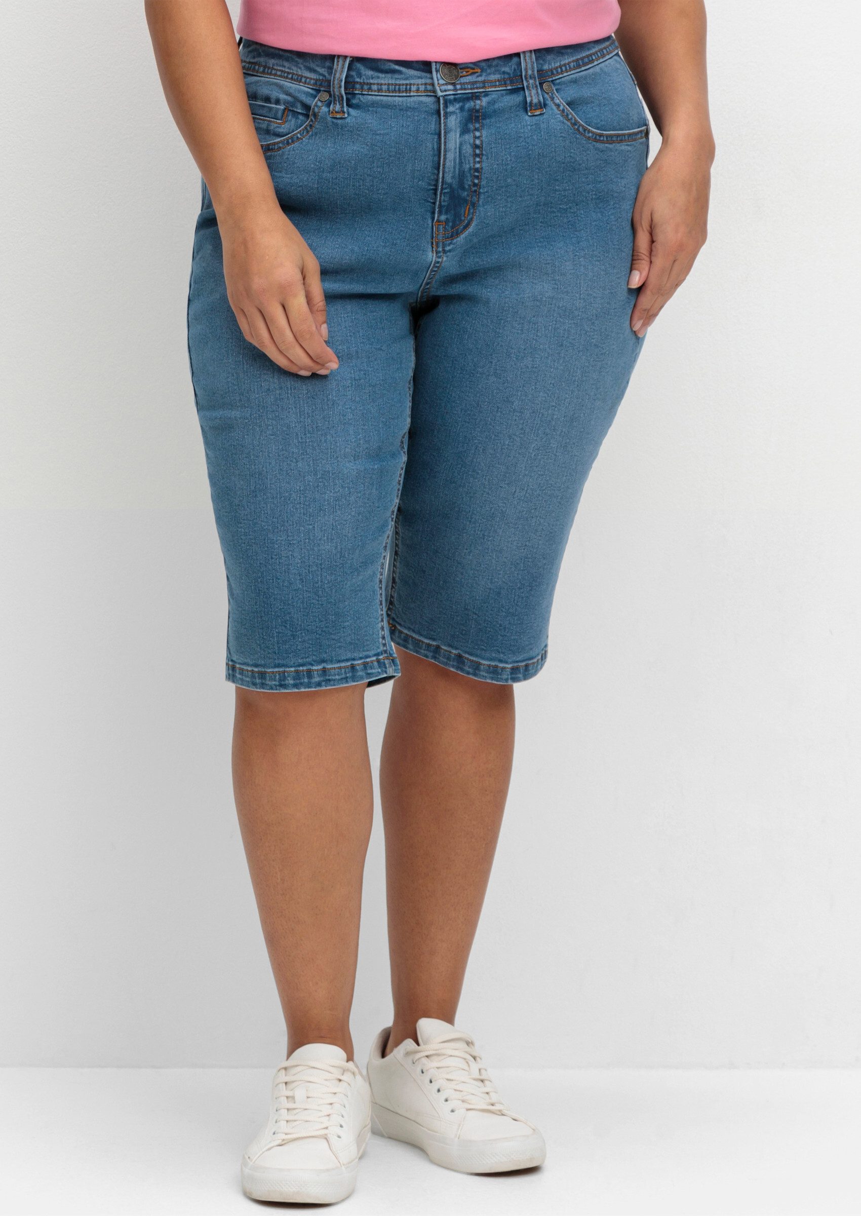 Sheego Jeansshorts Jeansbermudas günstig online kaufen