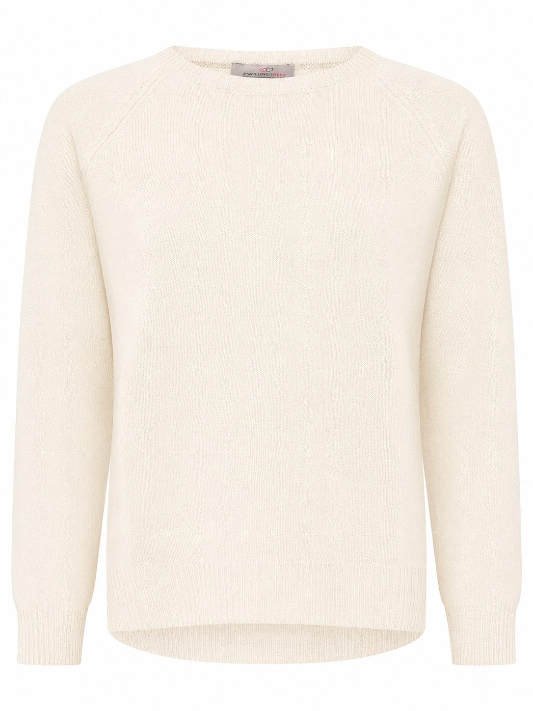 Zwillingsherz Kaschmirpullover 100% Kaschmir Rundhalspullover