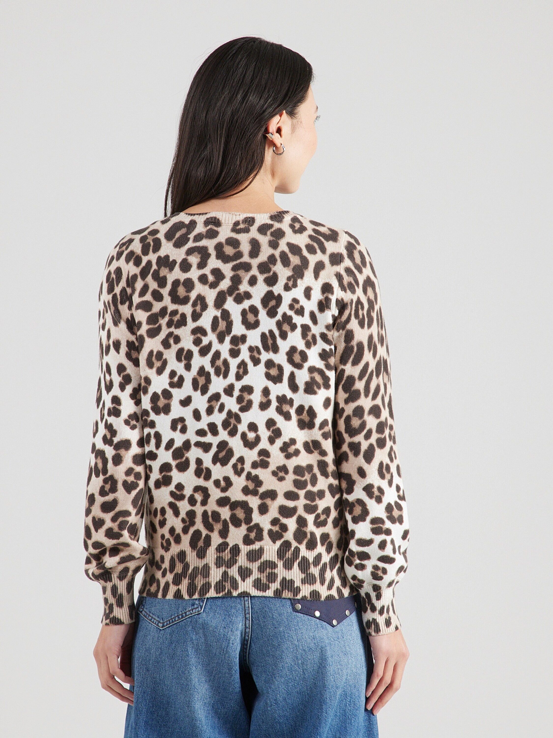 Monari Rundhalspullover (1-tlg) Plain/ohne Details