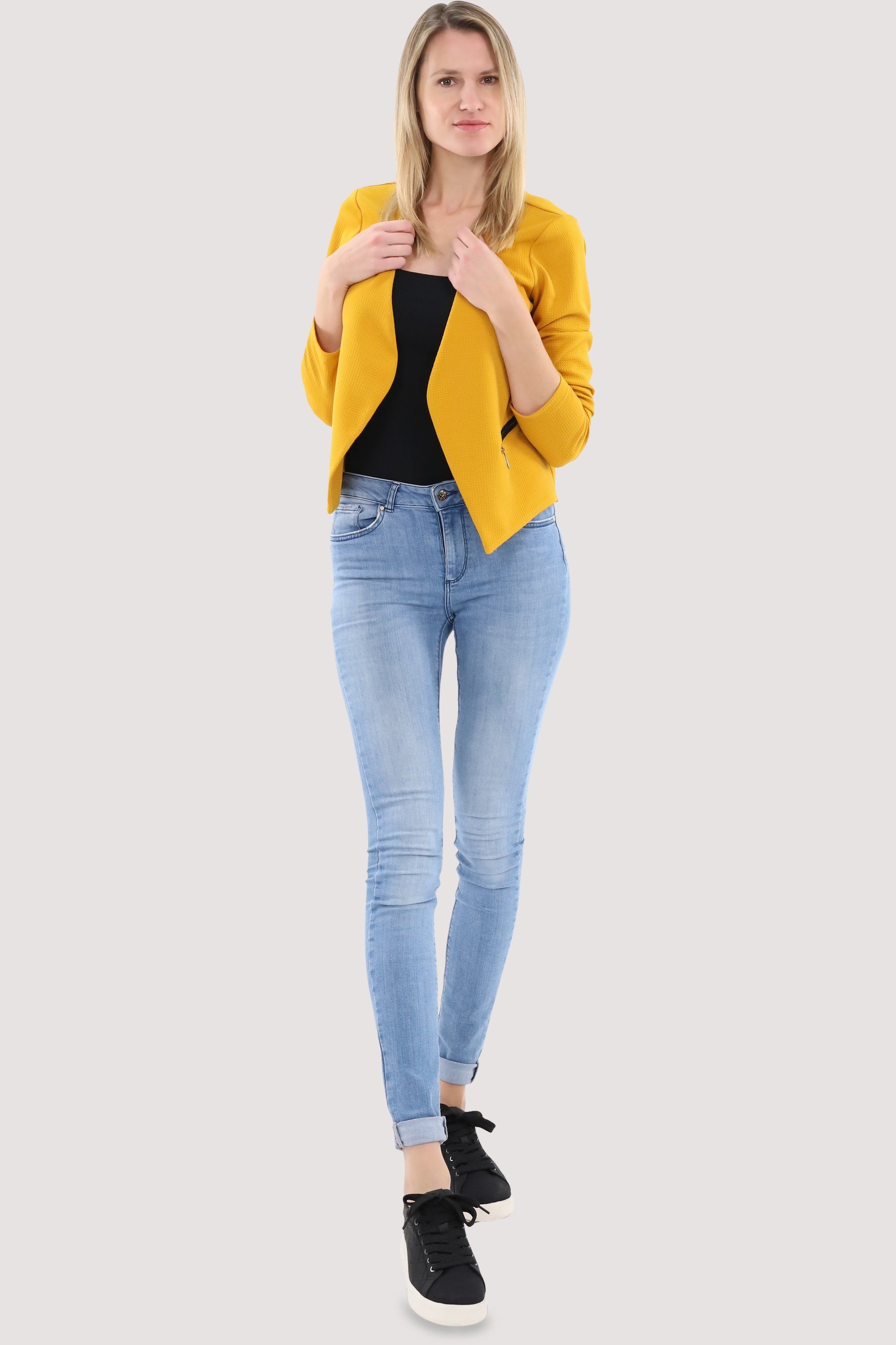 malito more than fashion Jackenblazer 6040 Sweatblazer im Basic-Look