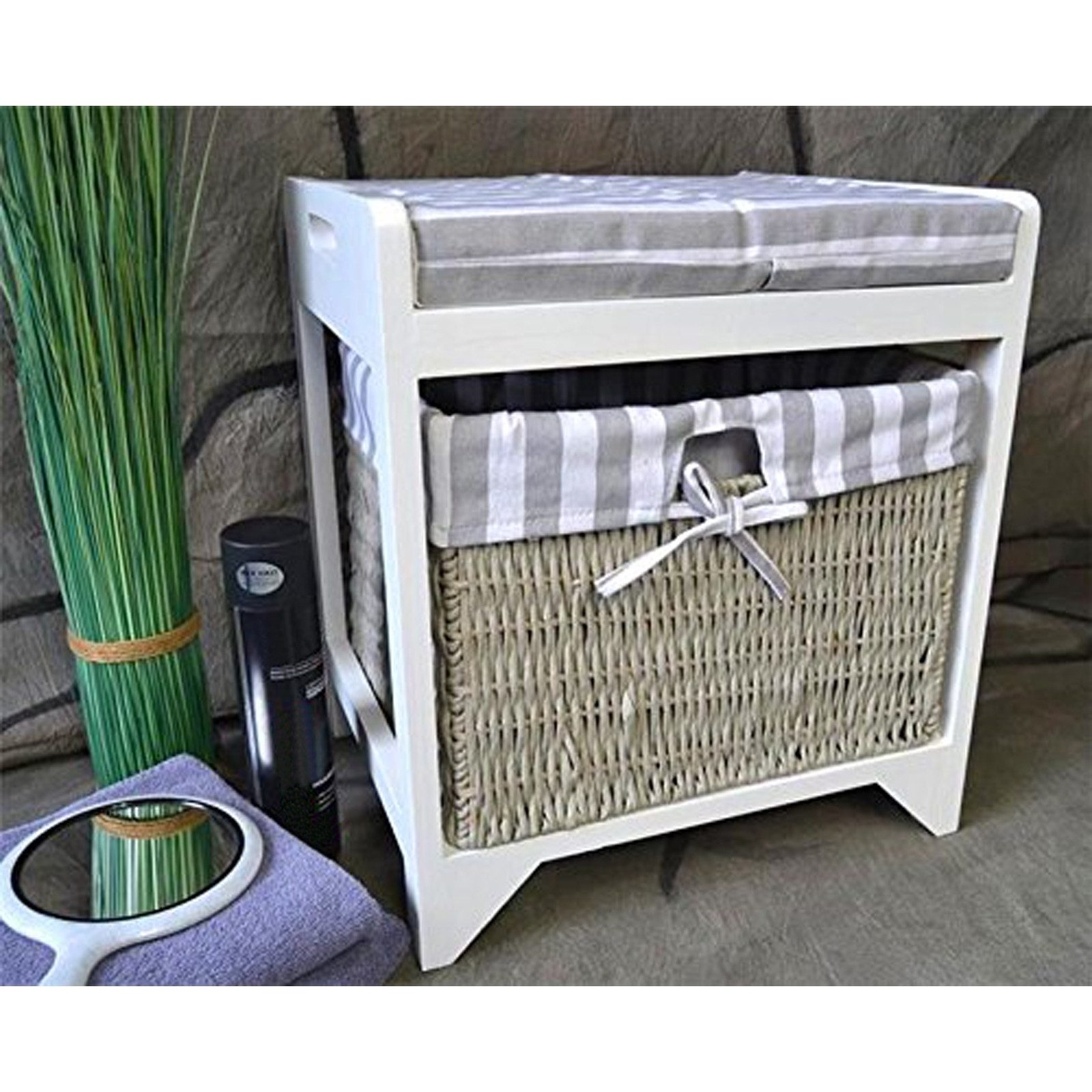 HTI-Living Stauraumhocker Hocker mit Stauraum Mia günstig online kaufen