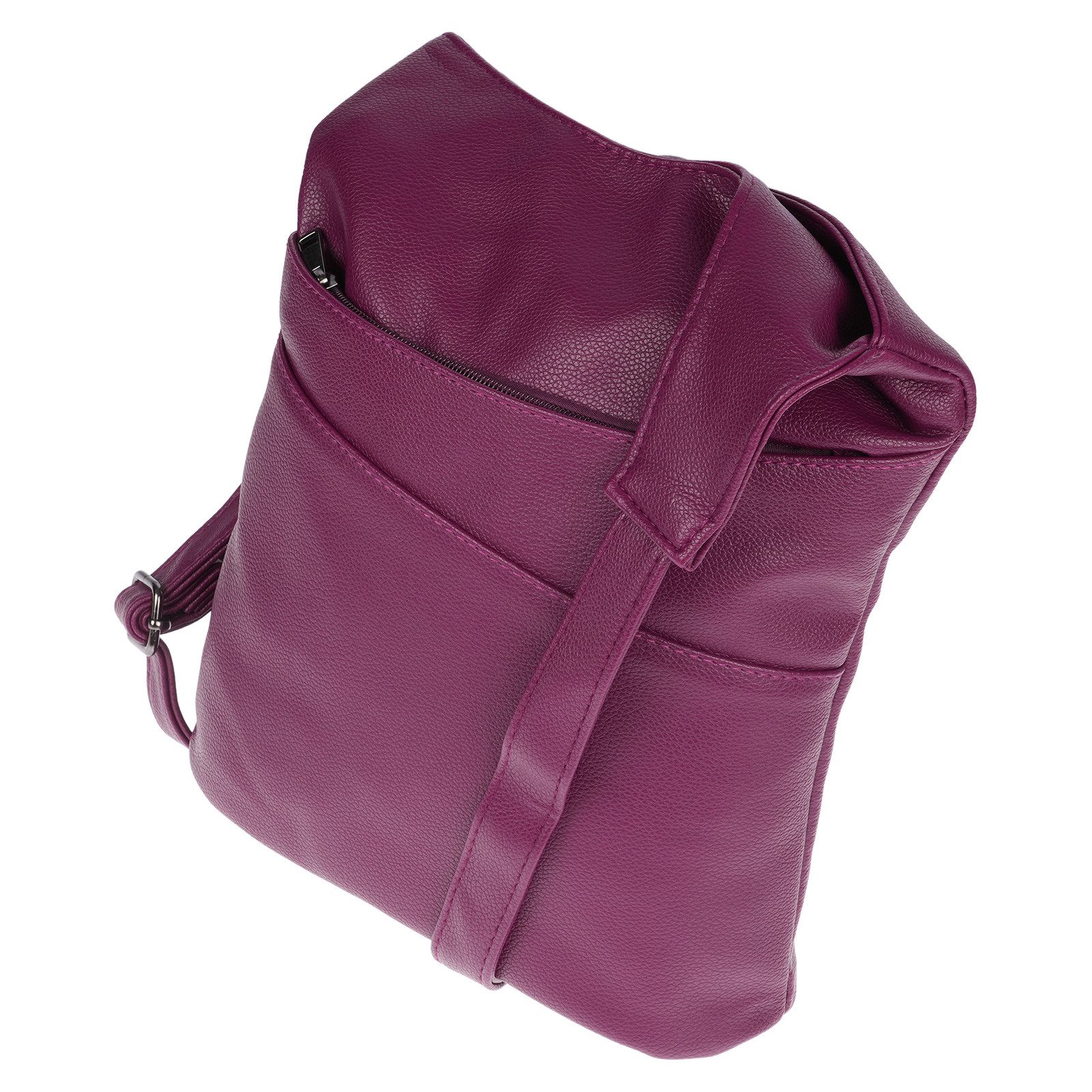 Christian Wippermann Umhängetasche Damen Tasche Umhängetasche Beuteltasche Hobo Handtasche (einzeln), Crossover Leder Optik