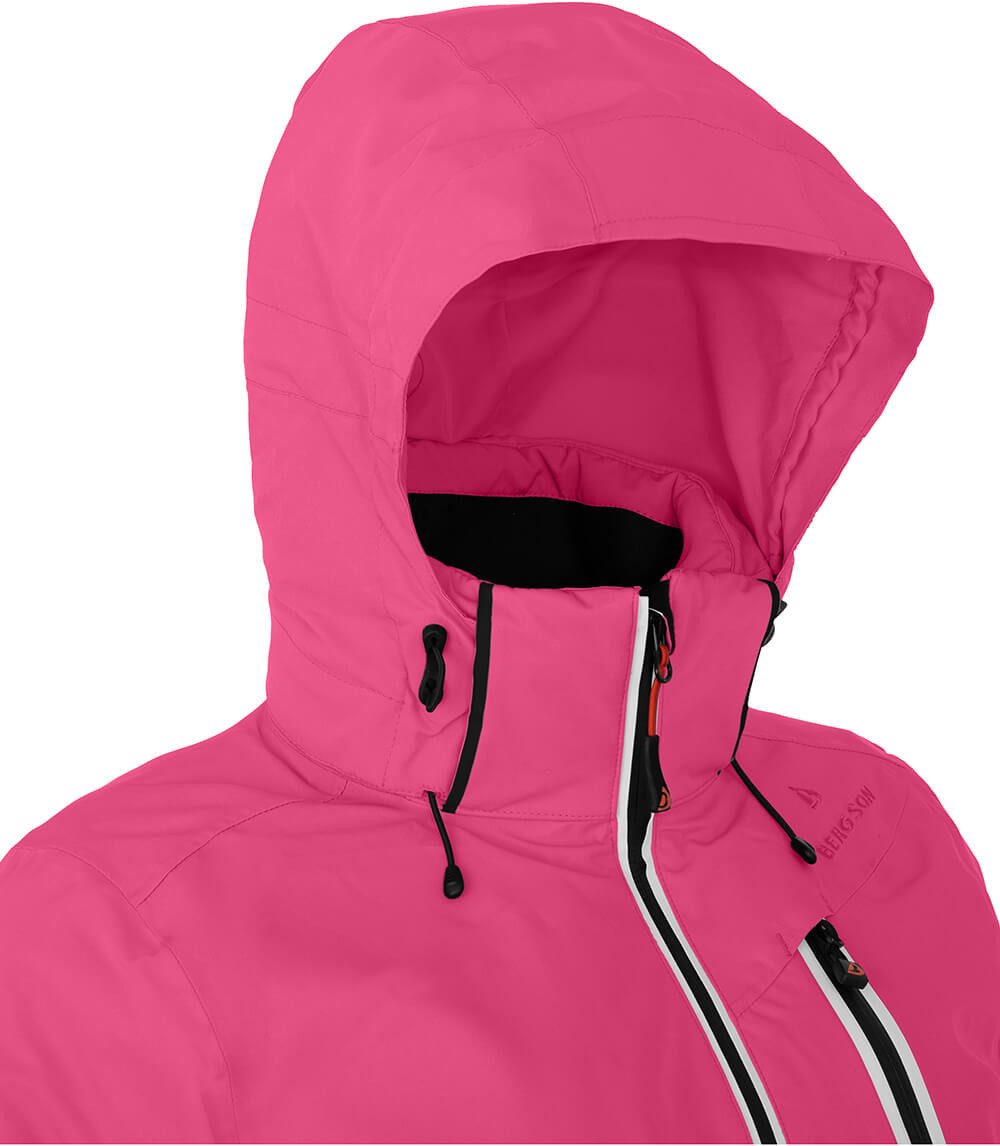 Bergson Skijacke NICE Damen Skijacke, wattiert, 20000 mm Wassersäule, Normalgrößen, pink – Bild 5 von 5