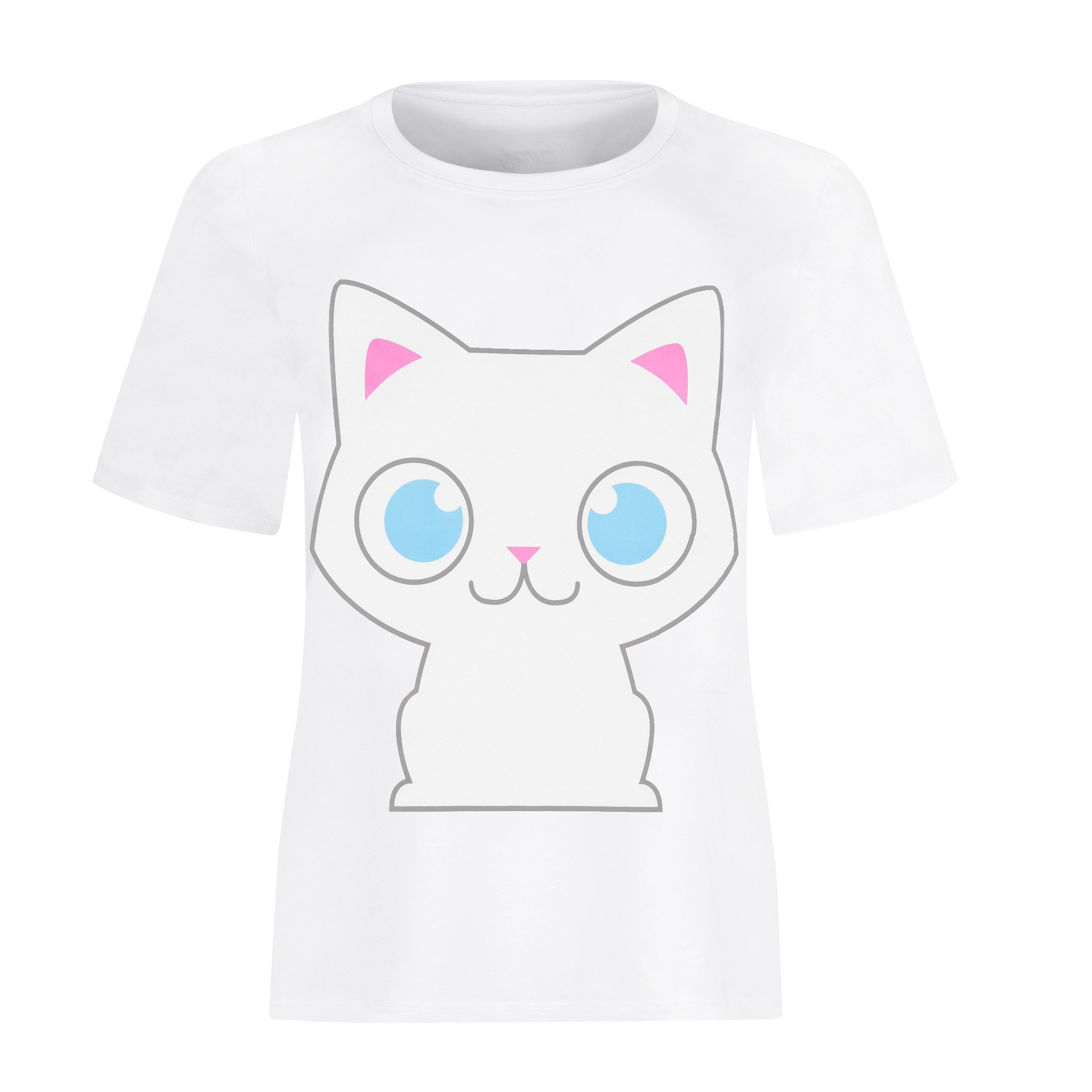 Evoni T-Shirt Damen Kurzarmshirt aus weichem Baumwollstoff mit modischem Fr günstig online kaufen