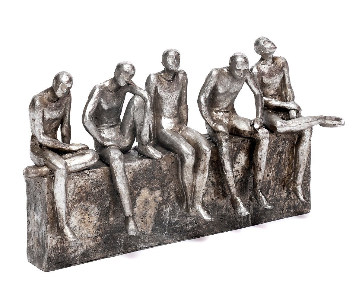 Brillibrum Dekofigur Skulptur Dekofigur Figur Design Antik-Stil Polyresin Männer Statue