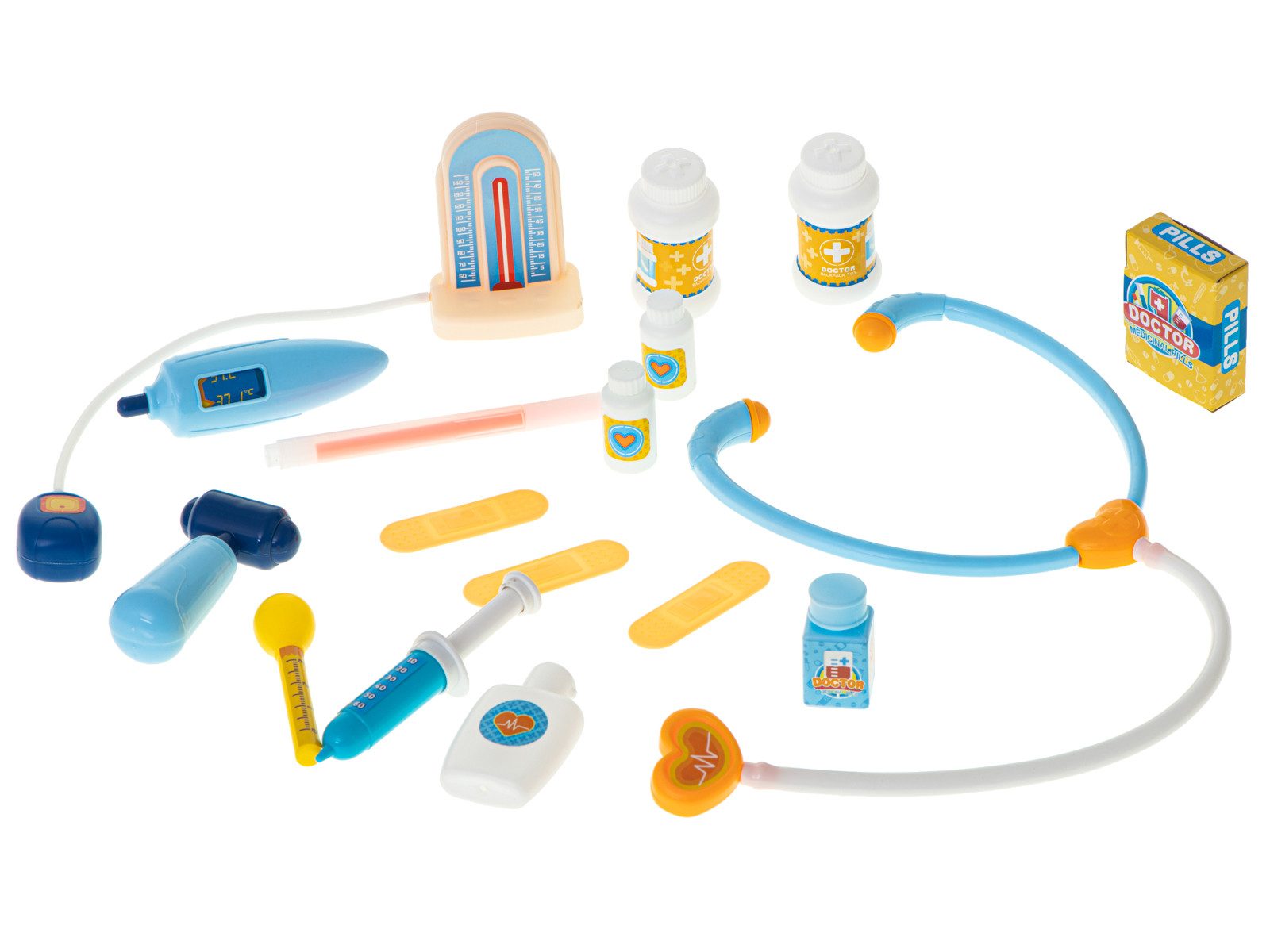 Ikonka Spielzeug-Arztkoffer Kinderarztkoffer 35 teilig Arzt Set mit Tisch Spielkoffer Set, (Kinderarztkoffer 35 teilig Arzt Set mit Tisch Spielkoffer Set, 35-tlg., Kinderarztkoffer 35 teilig mit Tisch Zubehör Spielkoffer Set), 35 teilig Arztkoffer Tisch Spielset Koffer Zubehör Kinder Set