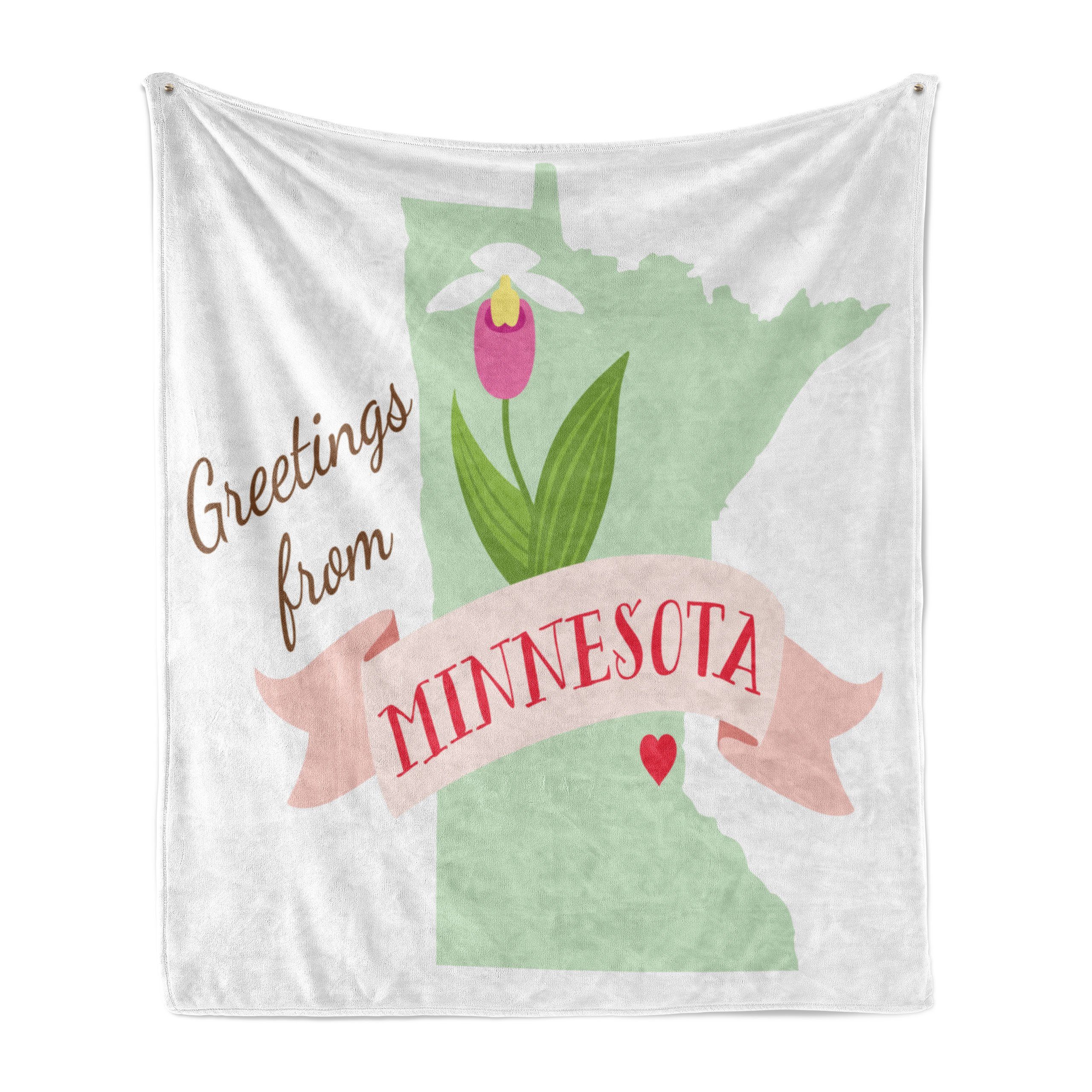 Minnesota Wohndecke Gemütlicher Minnesota Innen- Plüsch Grüße den für Abakuhaus, und Außenbereich, von