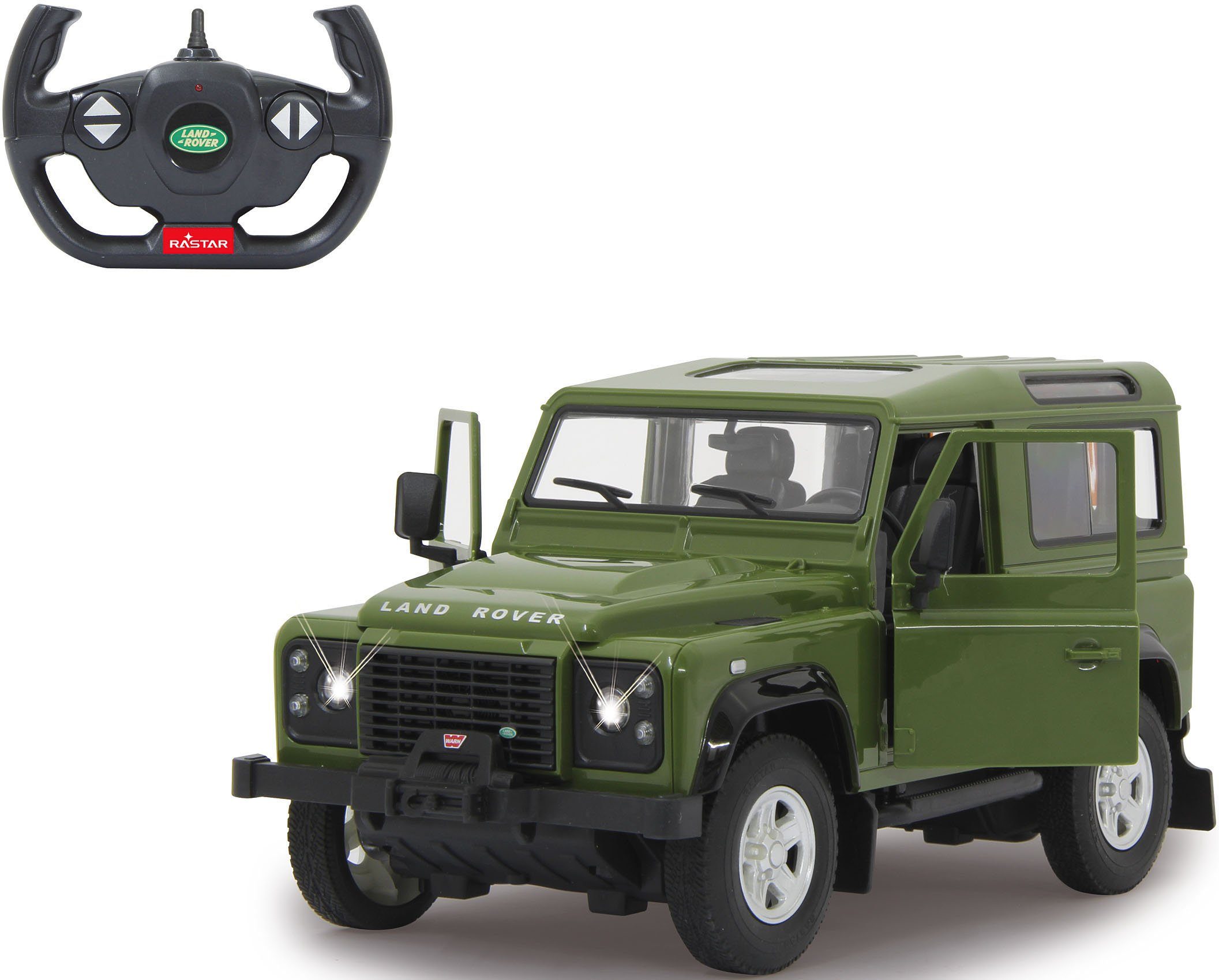 Jamara RC-Auto Land Rover Defender, mit LED-Fahrlicht