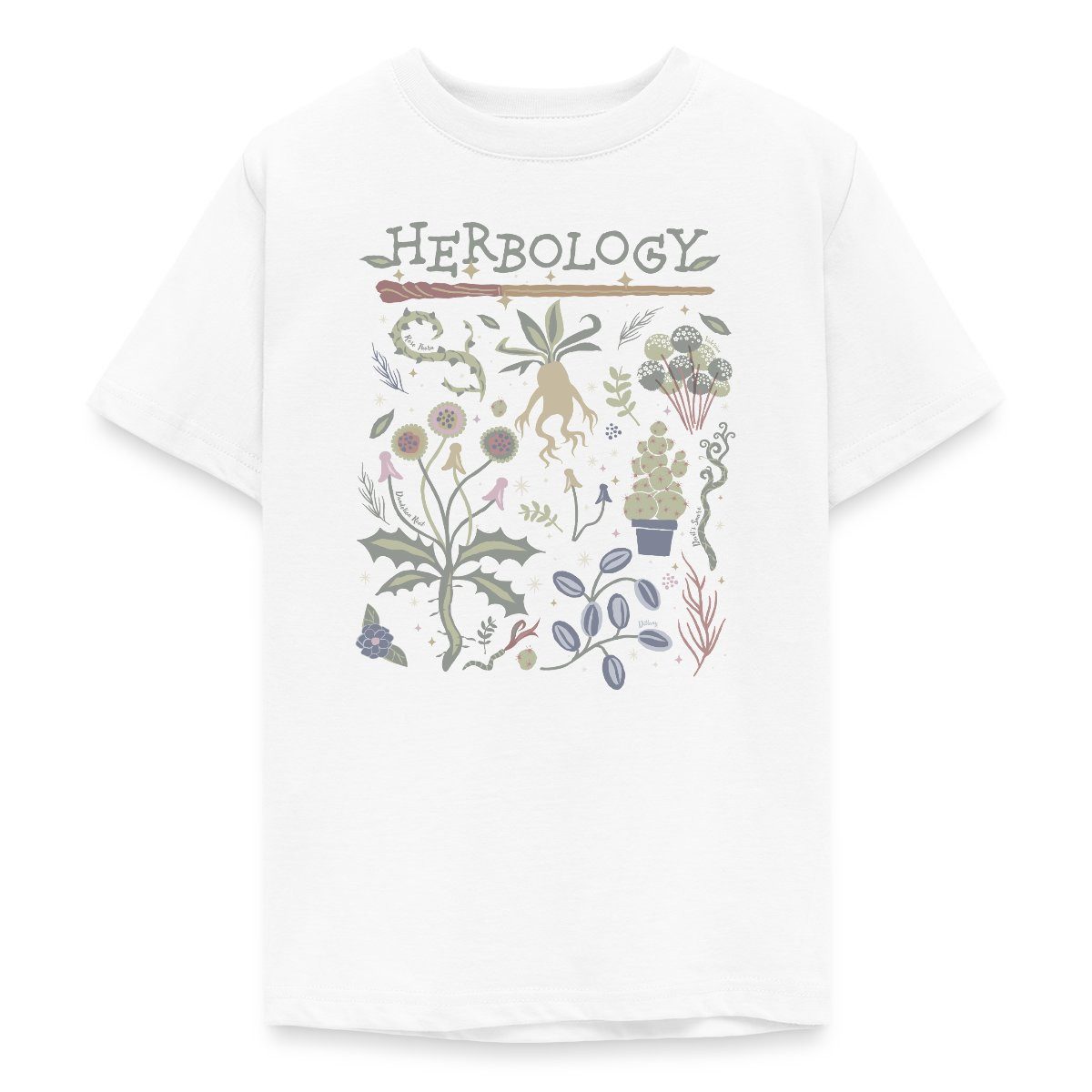 T-Shirt Harry Potter Herbology Botanische Kräuter Design Teenager T-Shirt