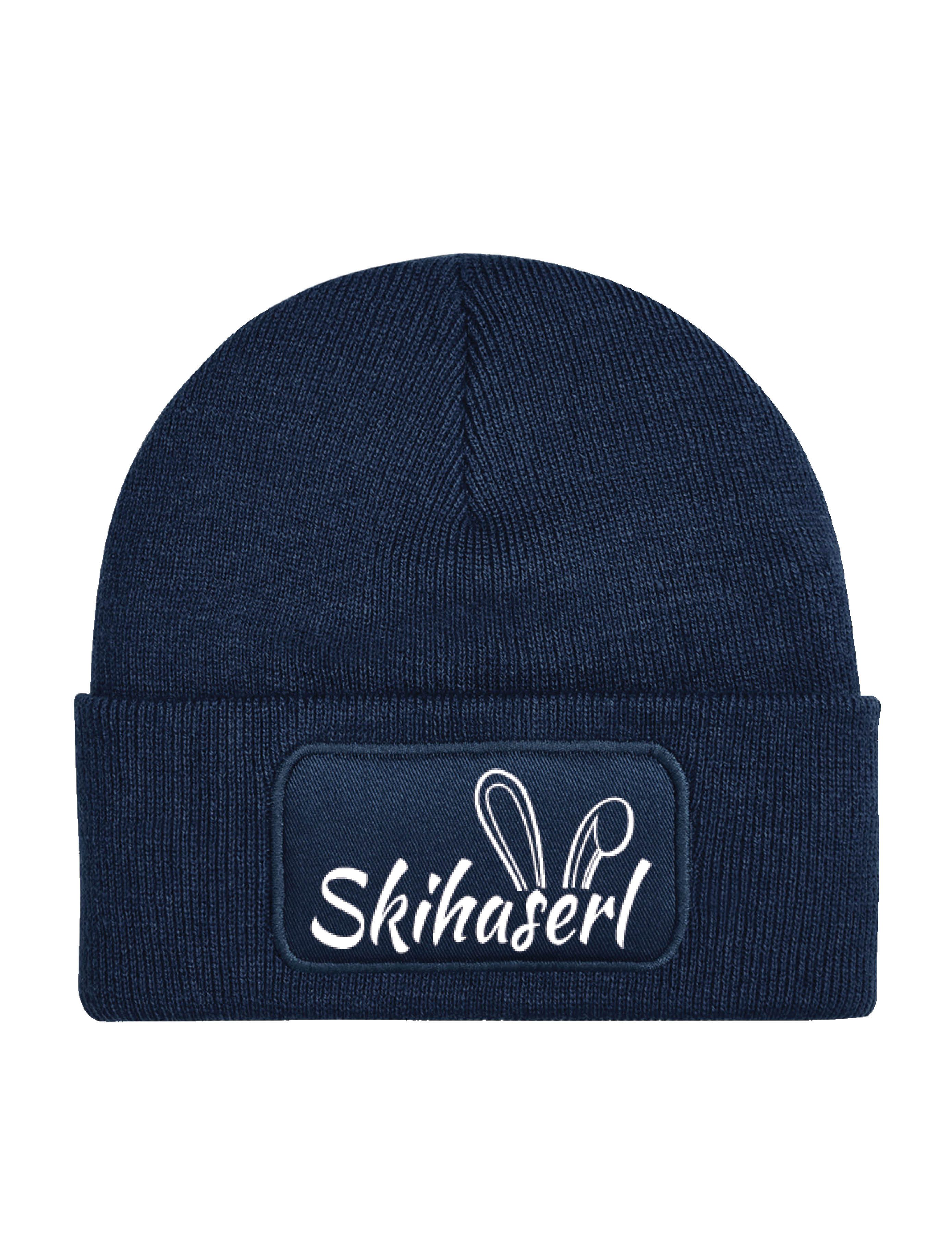Beanie Unisex ⁠Skihaserl Beanie Mütze für Damen und Herren Geschenk Statement